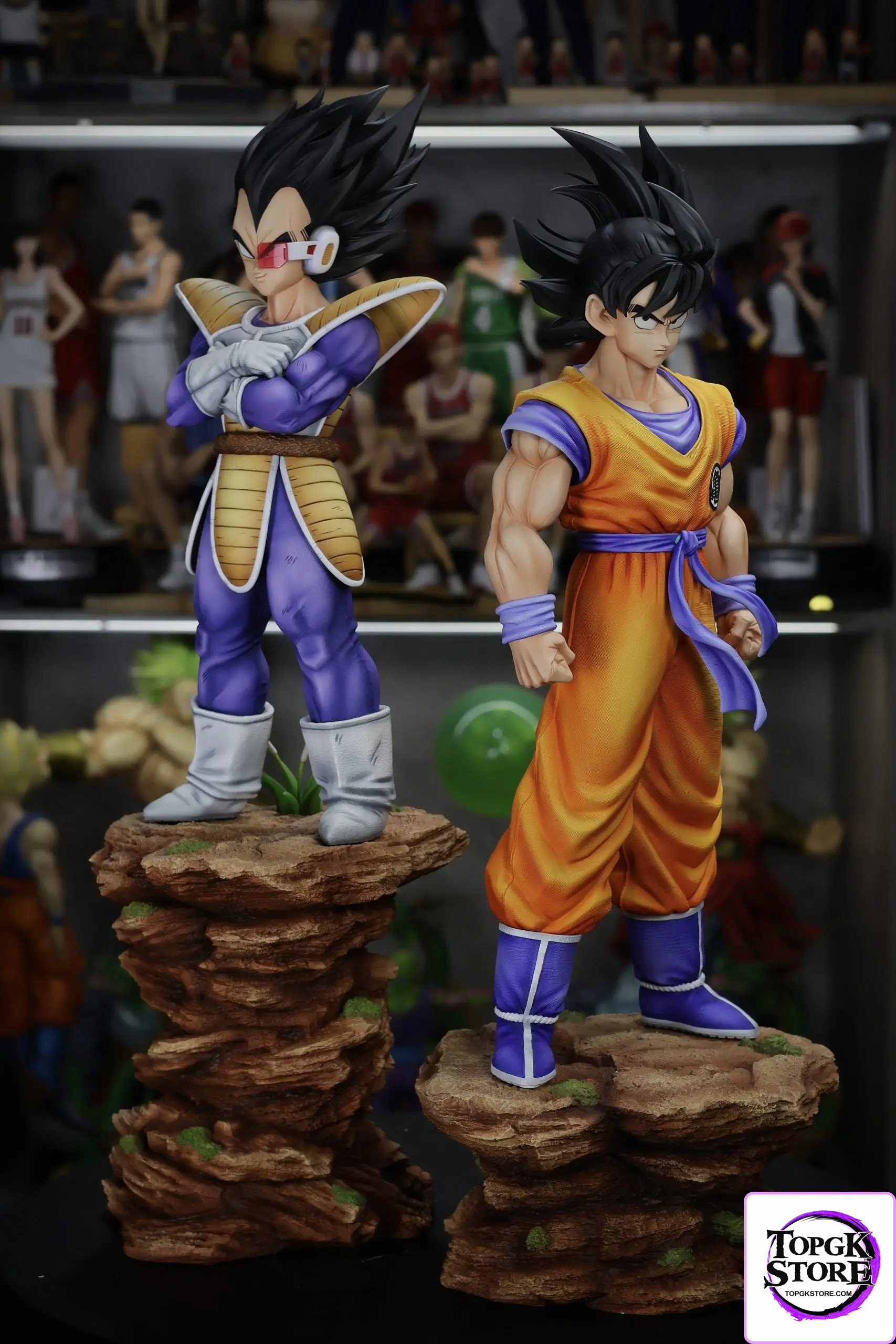 Infinite Studio – Dragon Ball Saiyan Goku & Vegeta - Photo 1 | TopGKStore