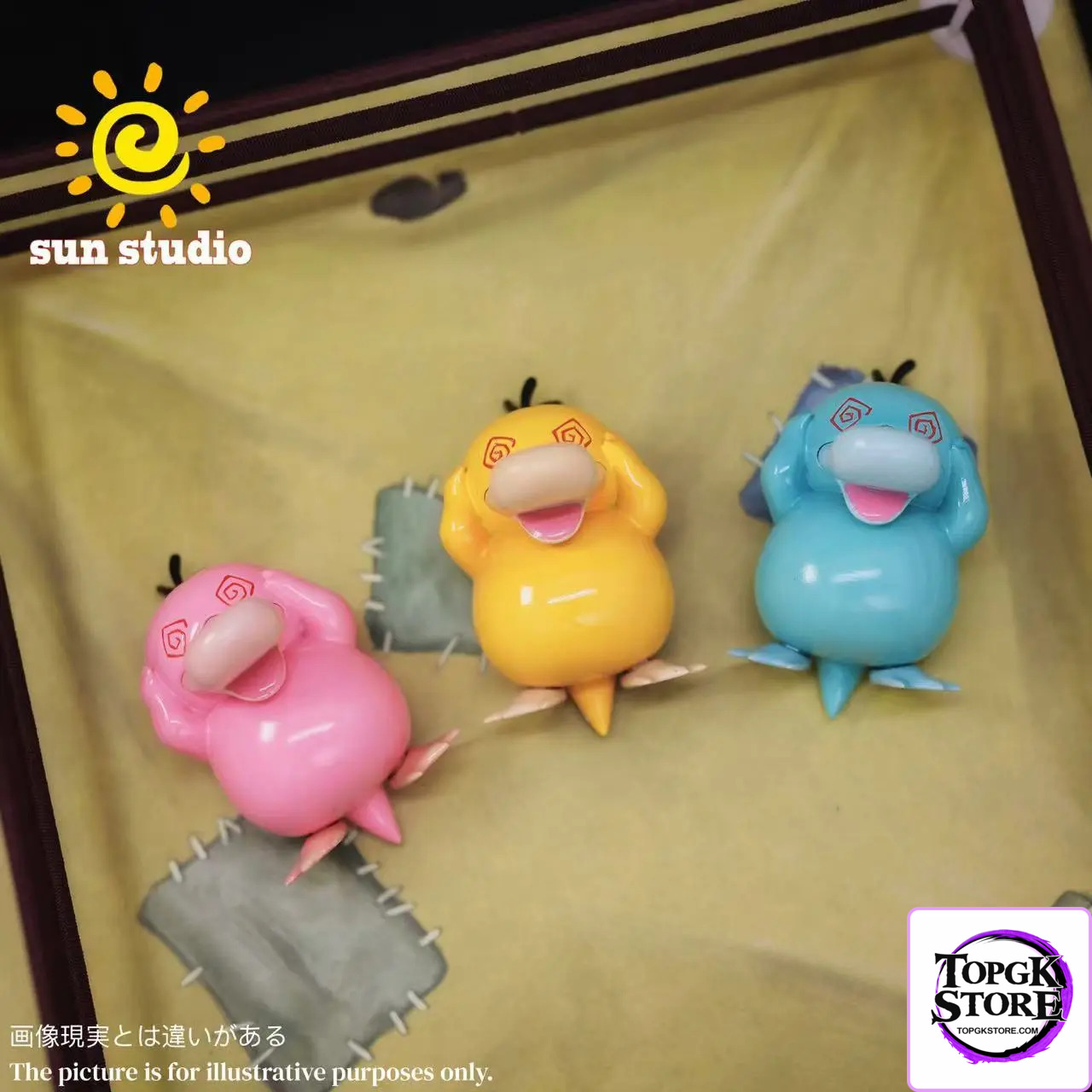 Sun Studio – Pokémon 1/20 Fainting Psyduck - Photo 1 | TopGKStore