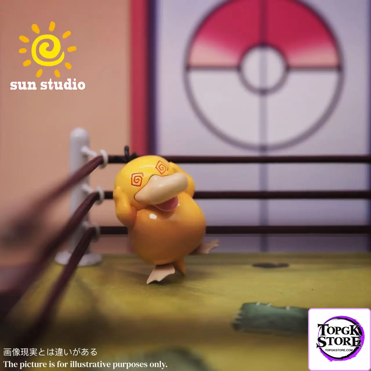 Sun Studio – Pokémon 1/20 Fainting Psyduck - Photo 2 | TopGKStore