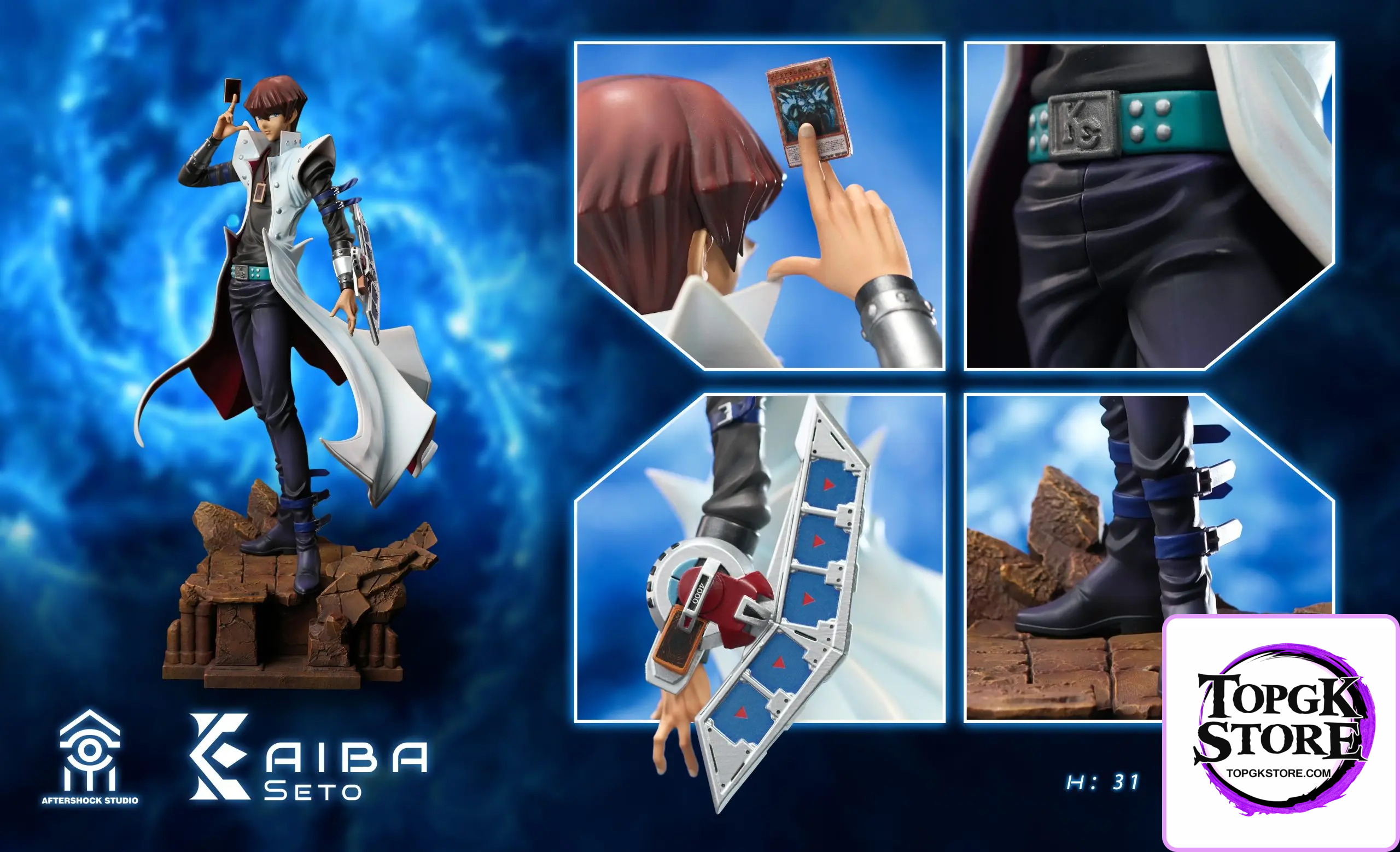 Aftershock Studio – Yu-Gi-Oh! Obelisk the Tormentor & Seto Kaiba - Photo 9 | TopGKStore