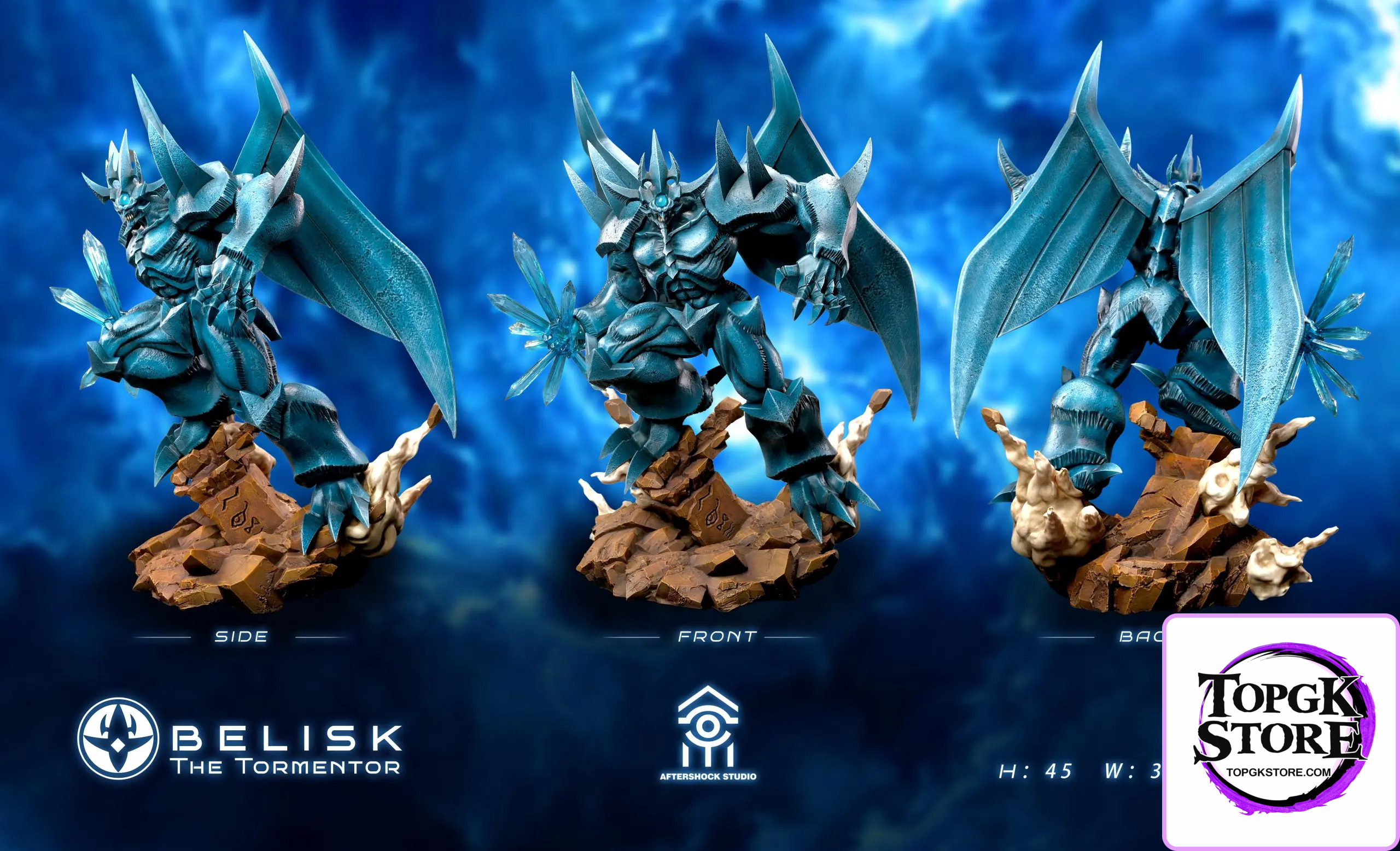 Aftershock Studio – Yu-Gi-Oh! Obelisk the Tormentor & Seto Kaiba - Photo 5 | TopGKStore