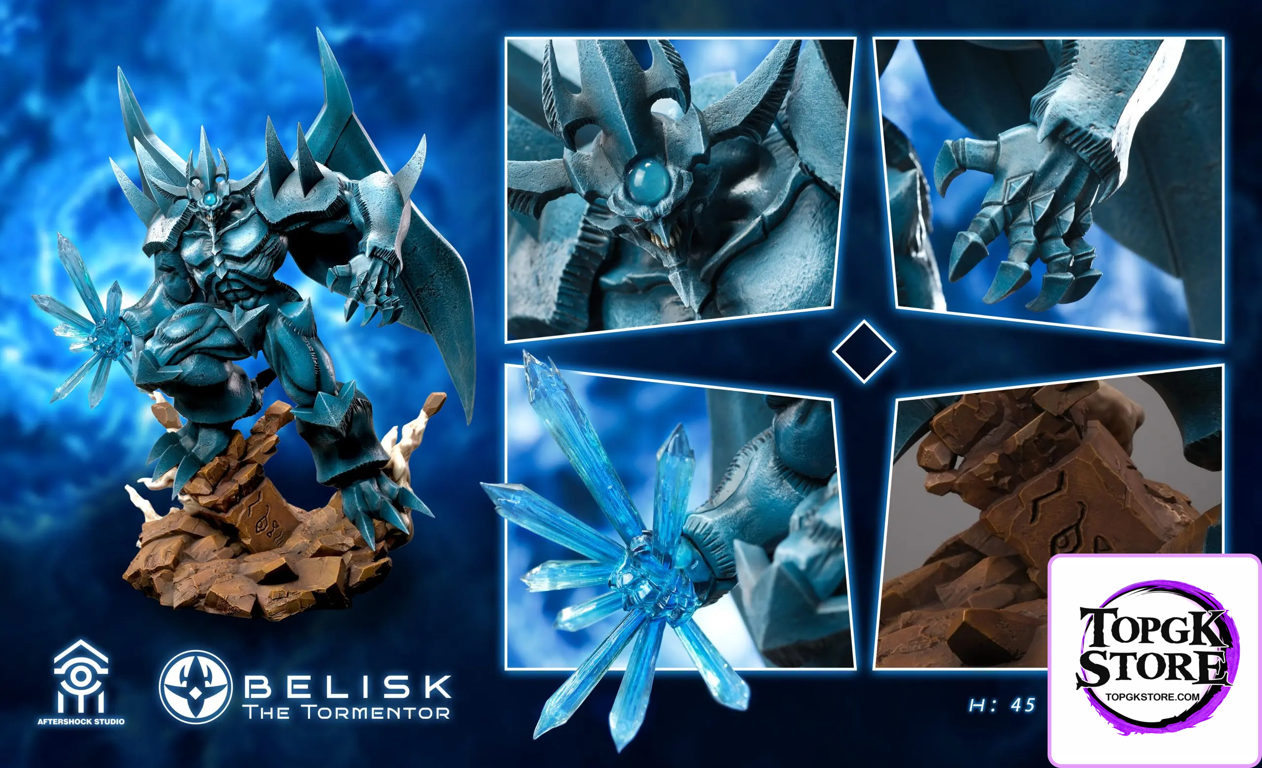 Aftershock Studio – Yu-Gi-Oh! Obelisk the Tormentor & Seto Kaiba - Photo 8 | TopGKStore