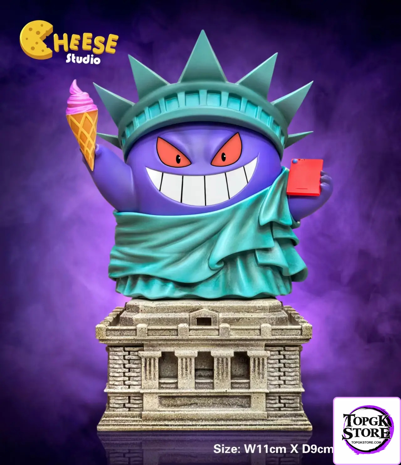 CHEESE Studio – Pokémon Statue of Liberty Gengar - Photo 1 | TopGKStore