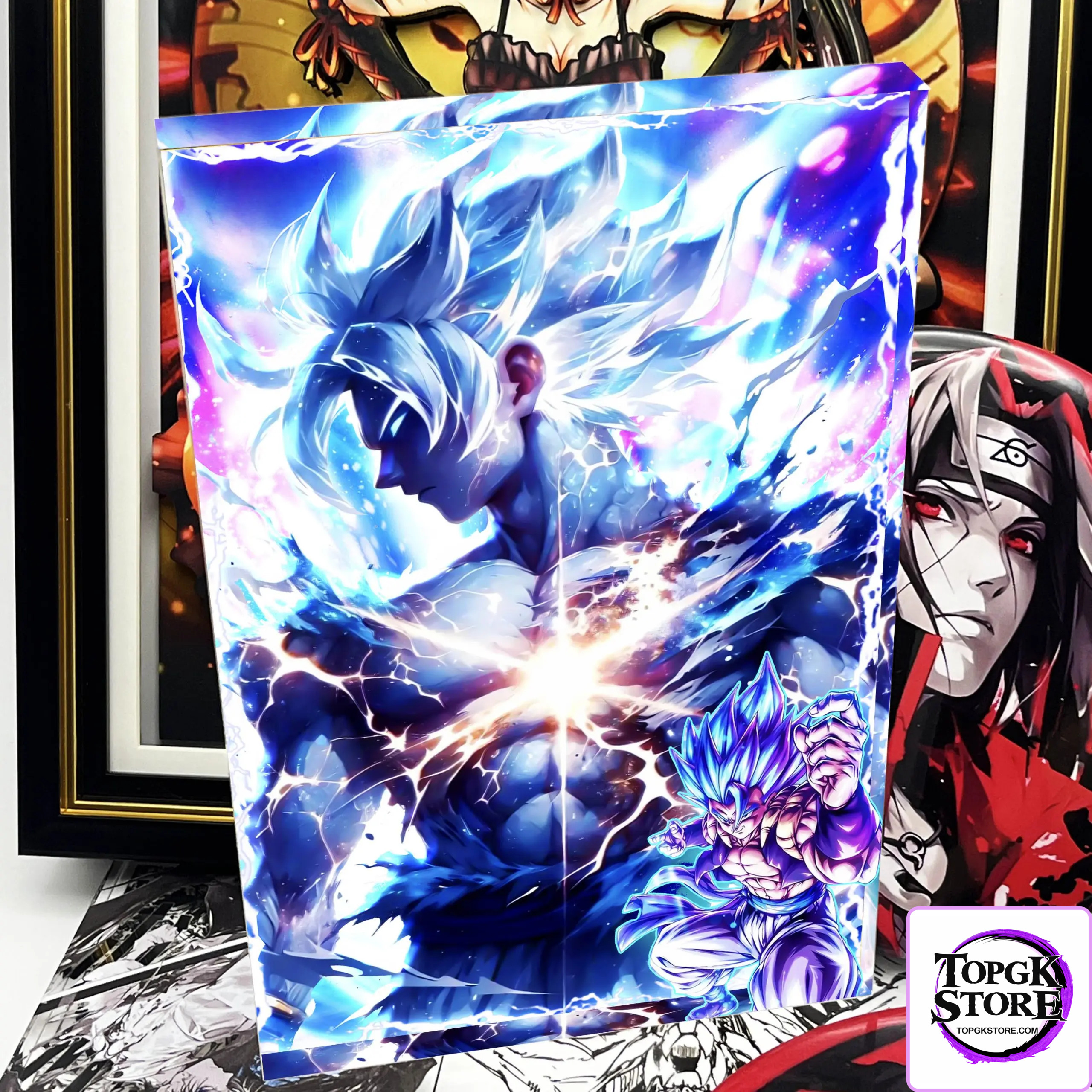 A Miao Hua She Studio – Dragon Ball Super Saiyan Blue Son Goku Card Brick - Photo 1 | TopGKStore