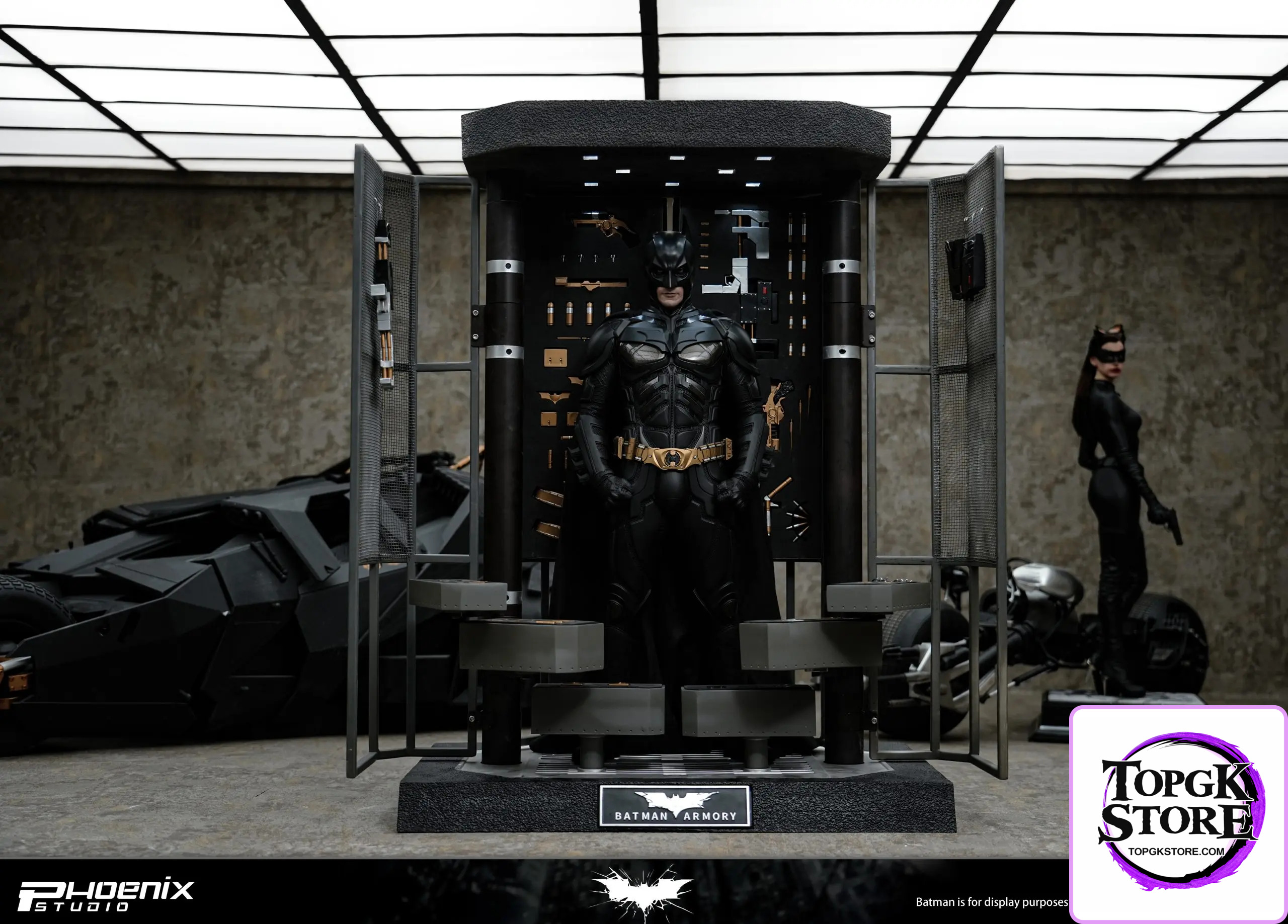 Phoenix Studio – DC The Dark Knight Batman 1/3 Gantry Scene - Photo 1 | TopGKStore