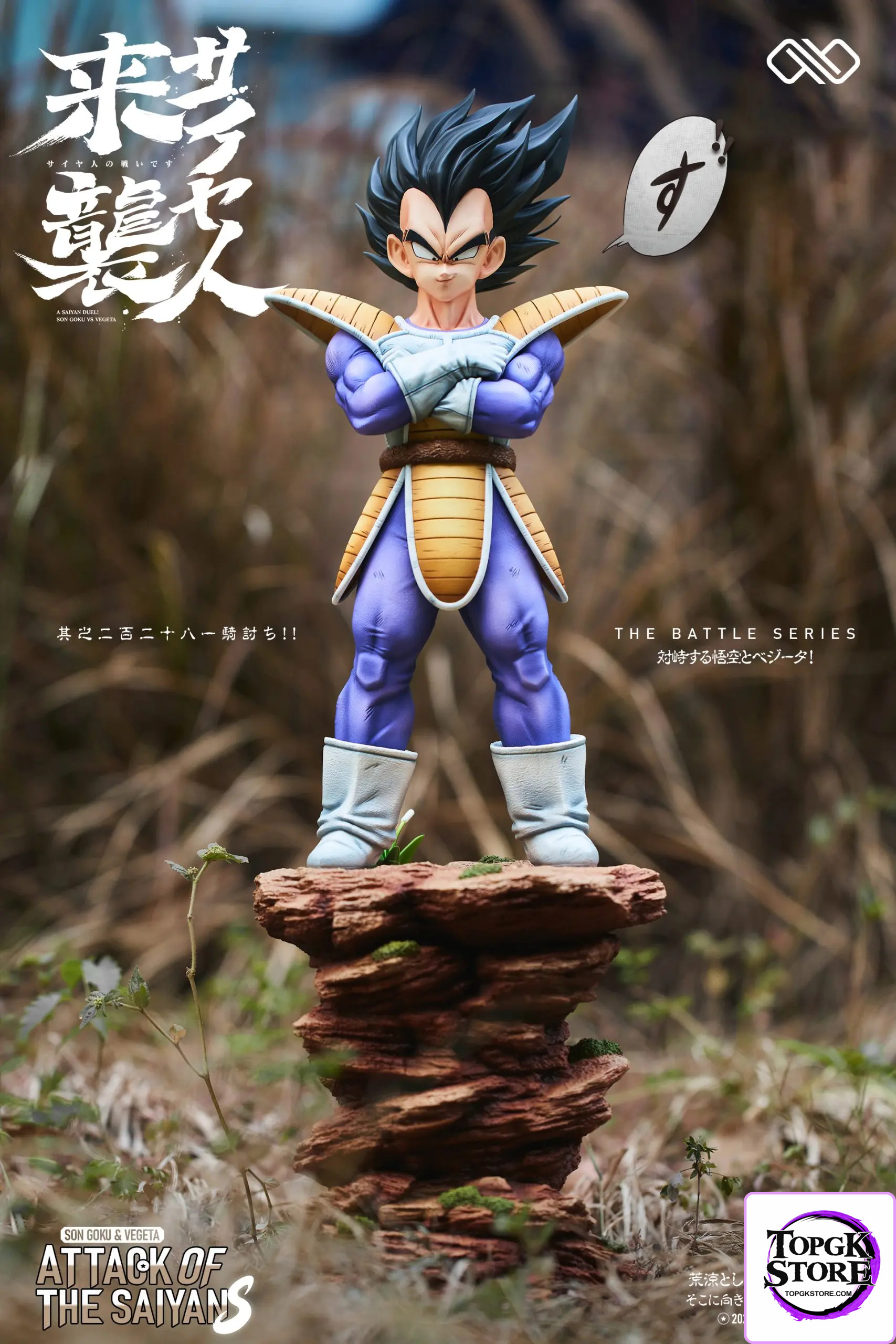 Infinite Studio – Dragon Ball Saiyan Goku & Vegeta - Photo 5 | TopGKStore