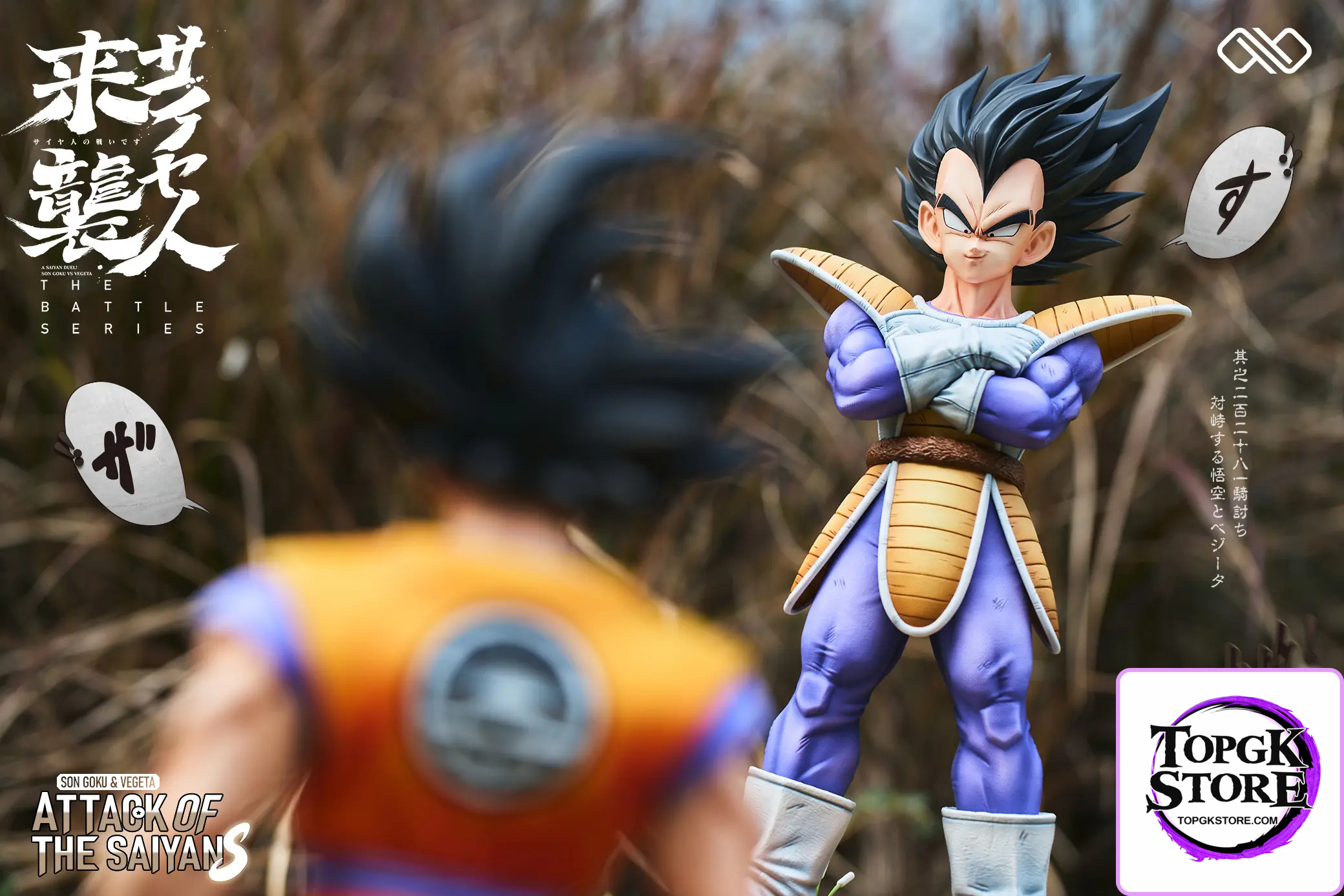 Infinite Studio – Dragon Ball Saiyan Goku & Vegeta - Photo 6 | TopGKStore