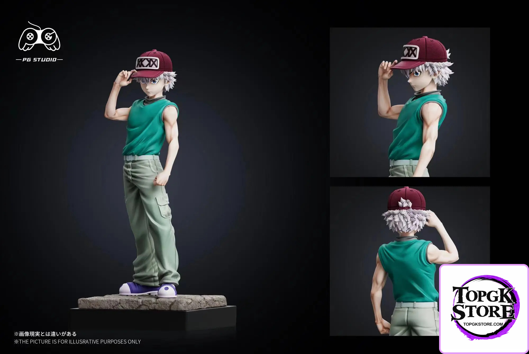 PG Studio – Hunter x Hunter Hat Killua Zoldyck - Photo 2 | TopGKStore
