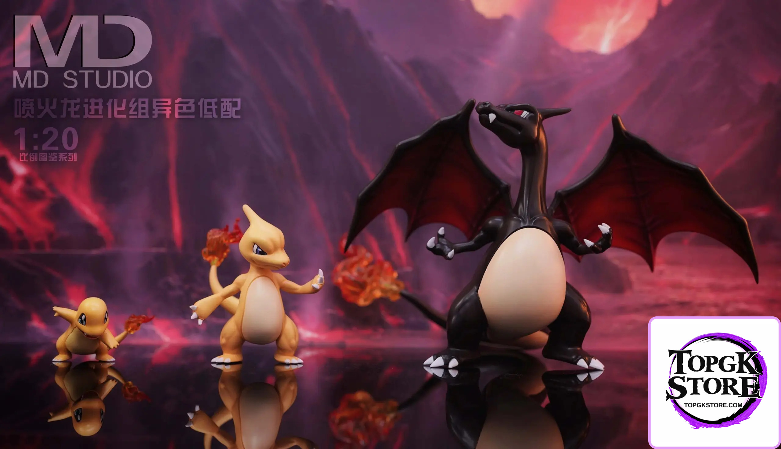 MD Studio – Pokémon Charizard Evolution Set - Photo 2 | TopGKStore