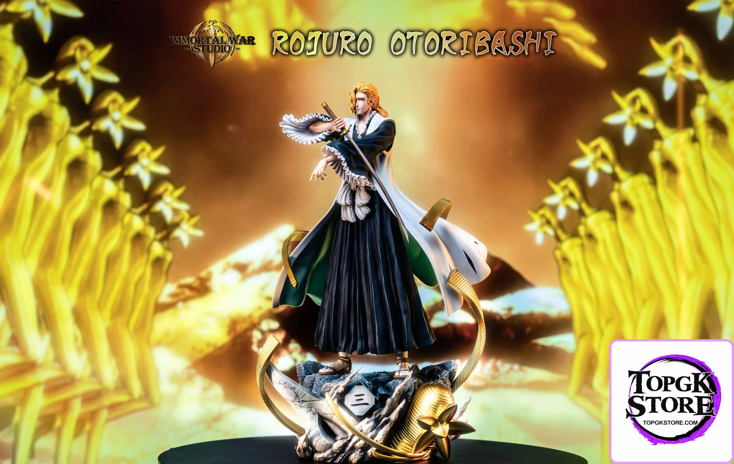I.W Studio – BLEACH Gotei 13 Series #10 Rojuro Otoribashi - Photo 1 | TopGKStore