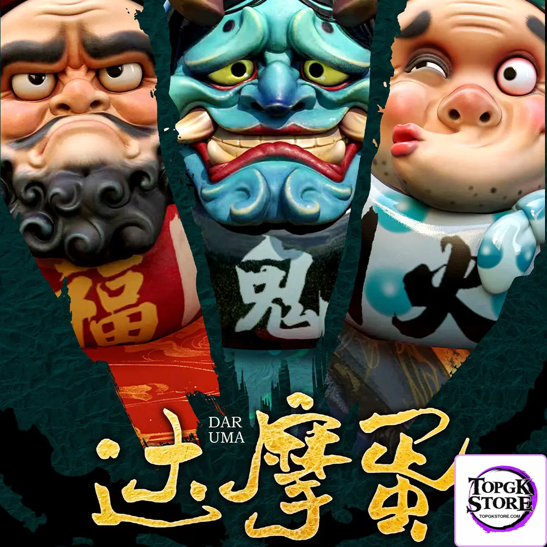 Tian Ye Studio – Original Pray for blessings daruma - Photo 2 | TopGKStore
