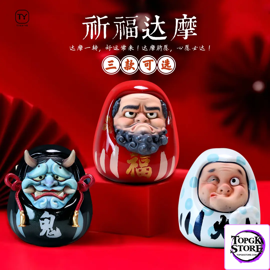 Tian Ye Studio – Original Pray for blessings daruma - Photo 1 | TopGKStore