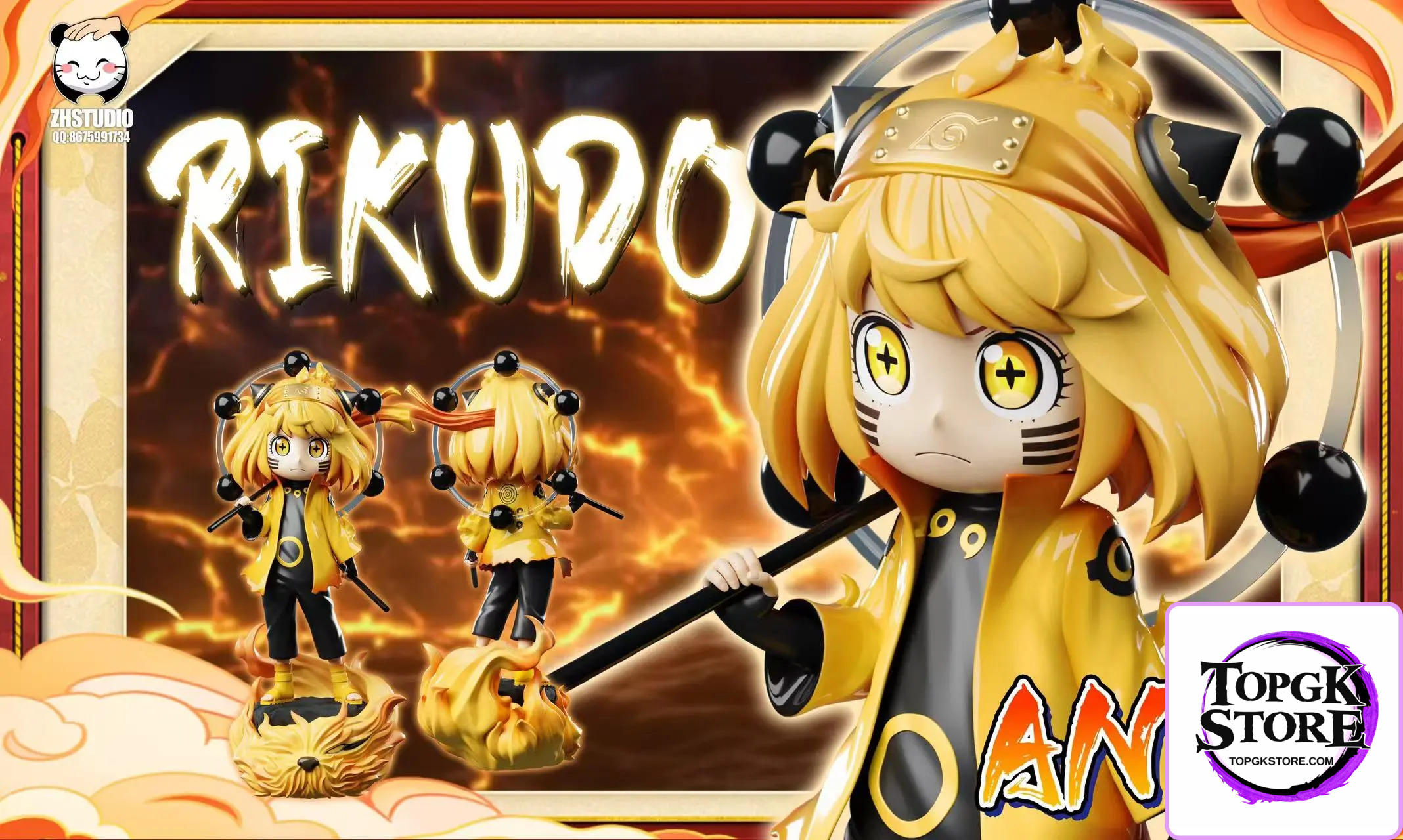 ZH Studio – Spy x Family Six Paths Senjutsu Uzumaki Naruto Anya Forger - Photo 1 | TopGKStore
