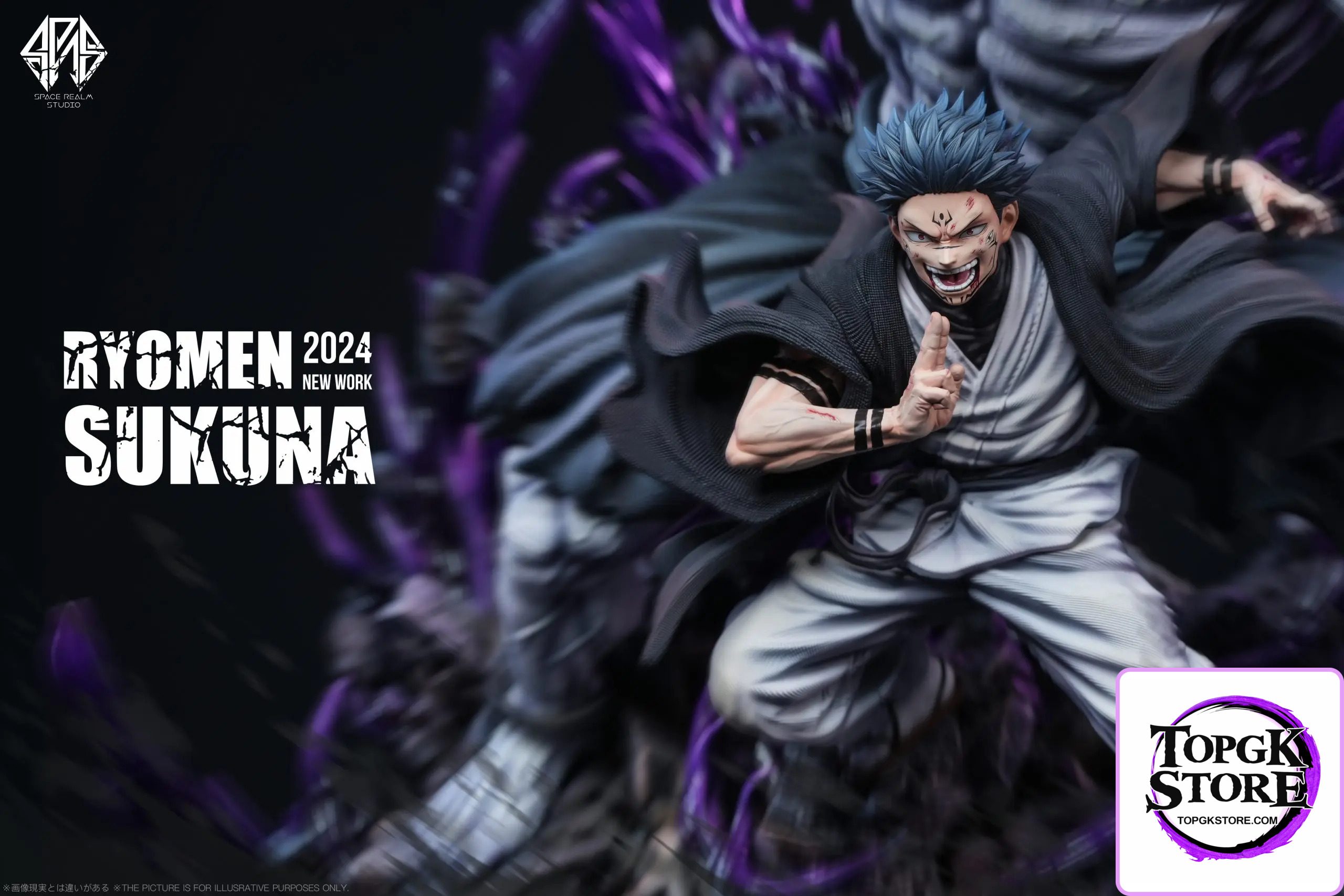 Space Realm Studio – Jujutsu Kaisen Megumi Fushiguro Sukuna Makora - Photo 4 | TopGKStore