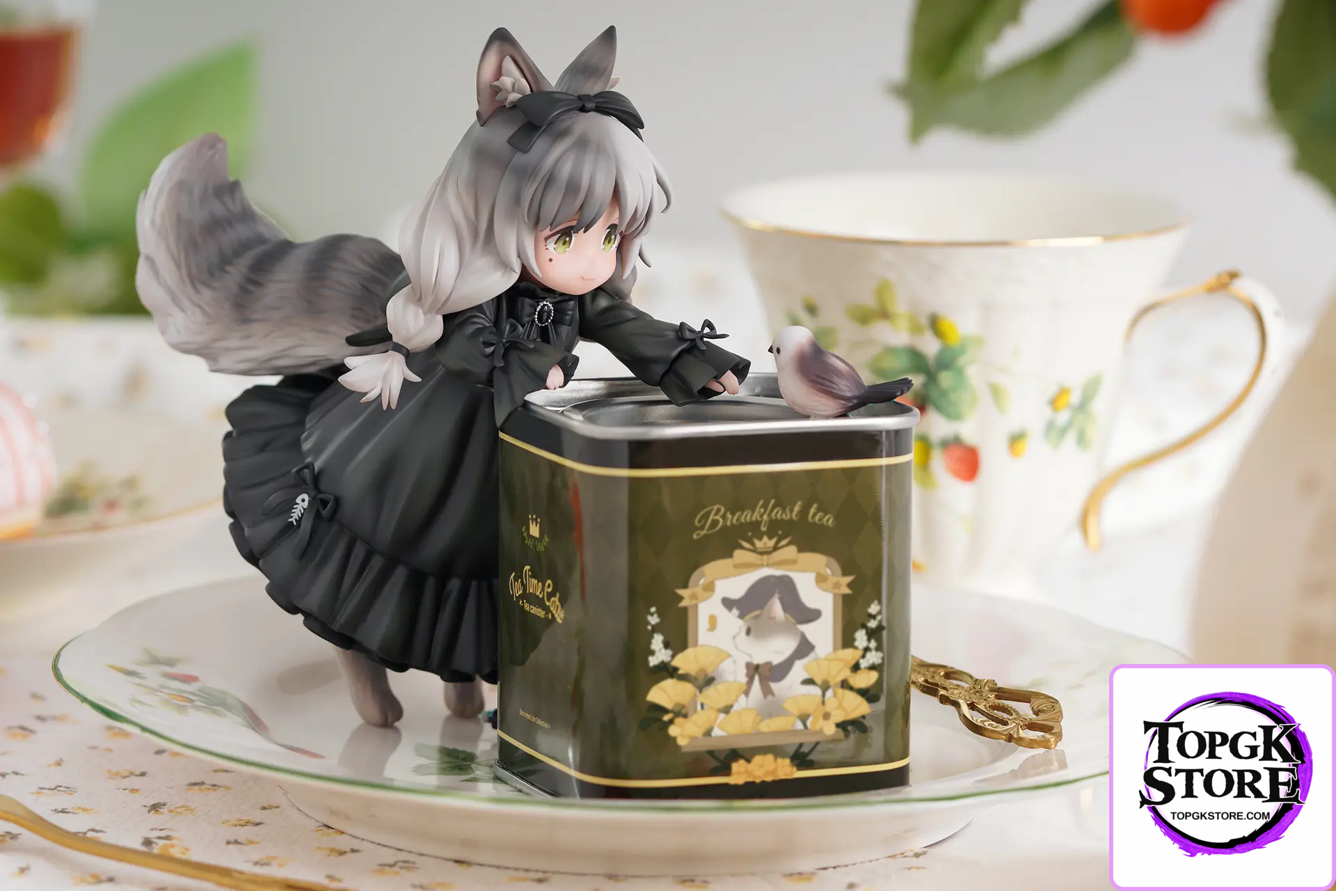 RIBOSE – Tea Party Cat Series Li Hua Cat & British Shorthair Cat & Cow Cat (Licensed) - Photo 1 | TopGKStore