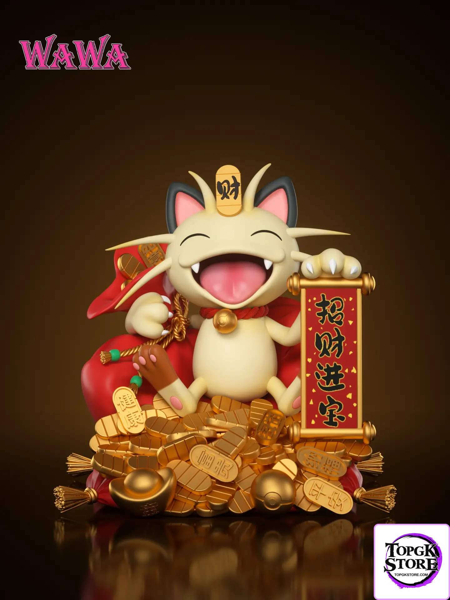 WAWA Studio – Pokémon Fortune Series Meowth 2.0 - Photo 1 | TopGKStore
