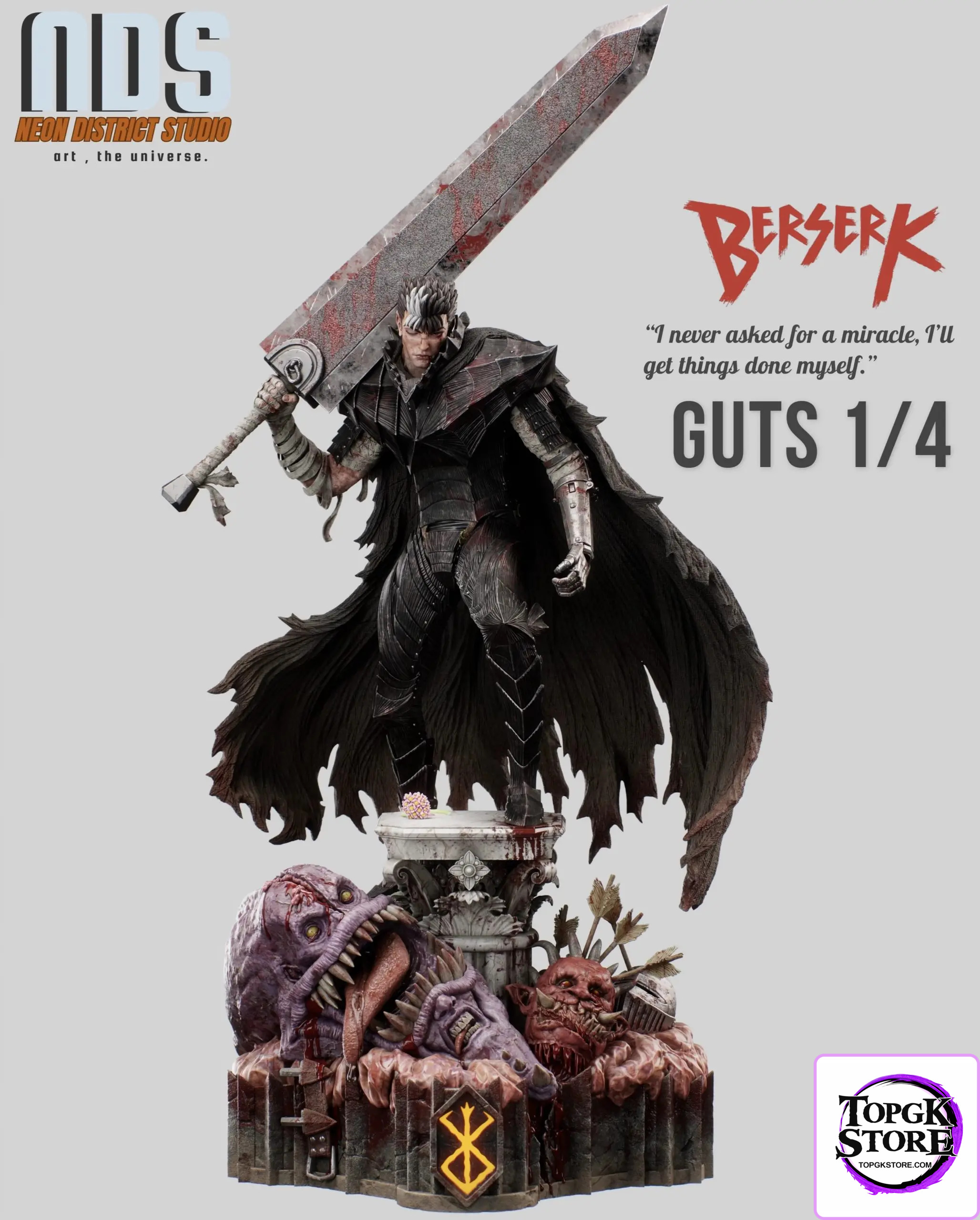 Neon District Studio – Berserk 1/4 GUTS - Photo 1 | TopGKStore