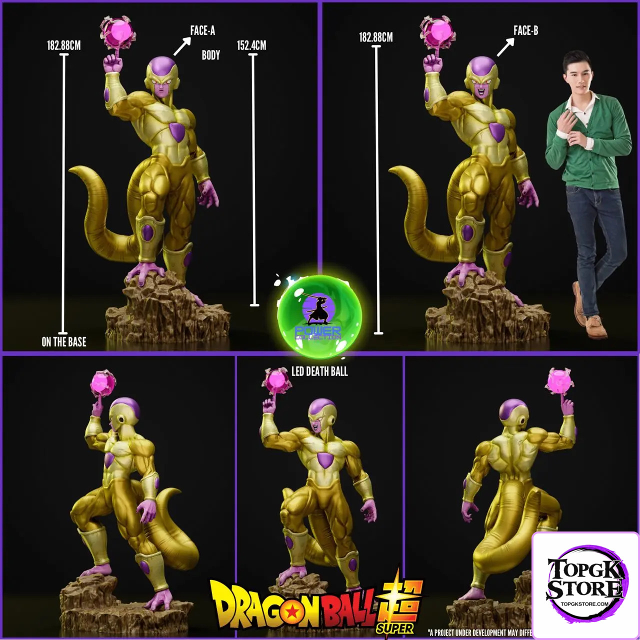 Power Collection Studio – Dragon Ball Golden Frieza 1/1 Scale - Photo 2 | TopGKStore