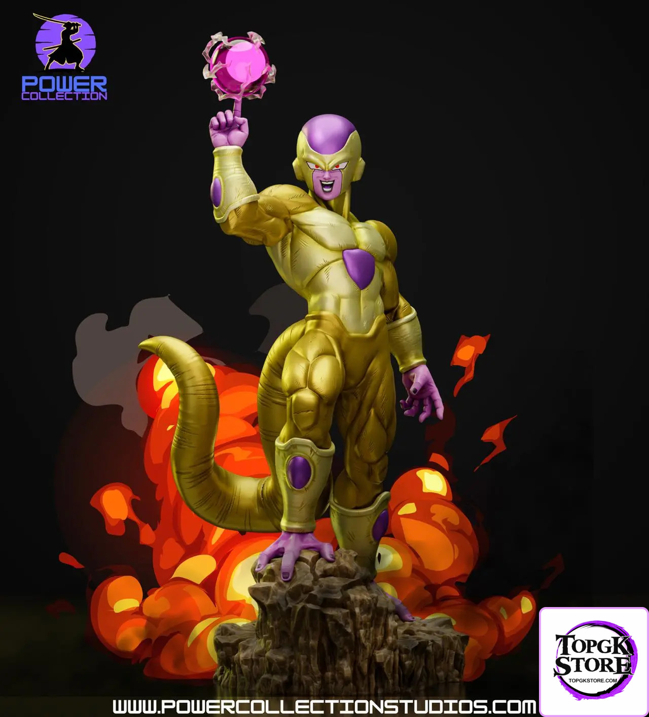 Power Collection Studio – Dragon Ball Golden Frieza 1/1 Scale - Photo 1 | TopGKStore