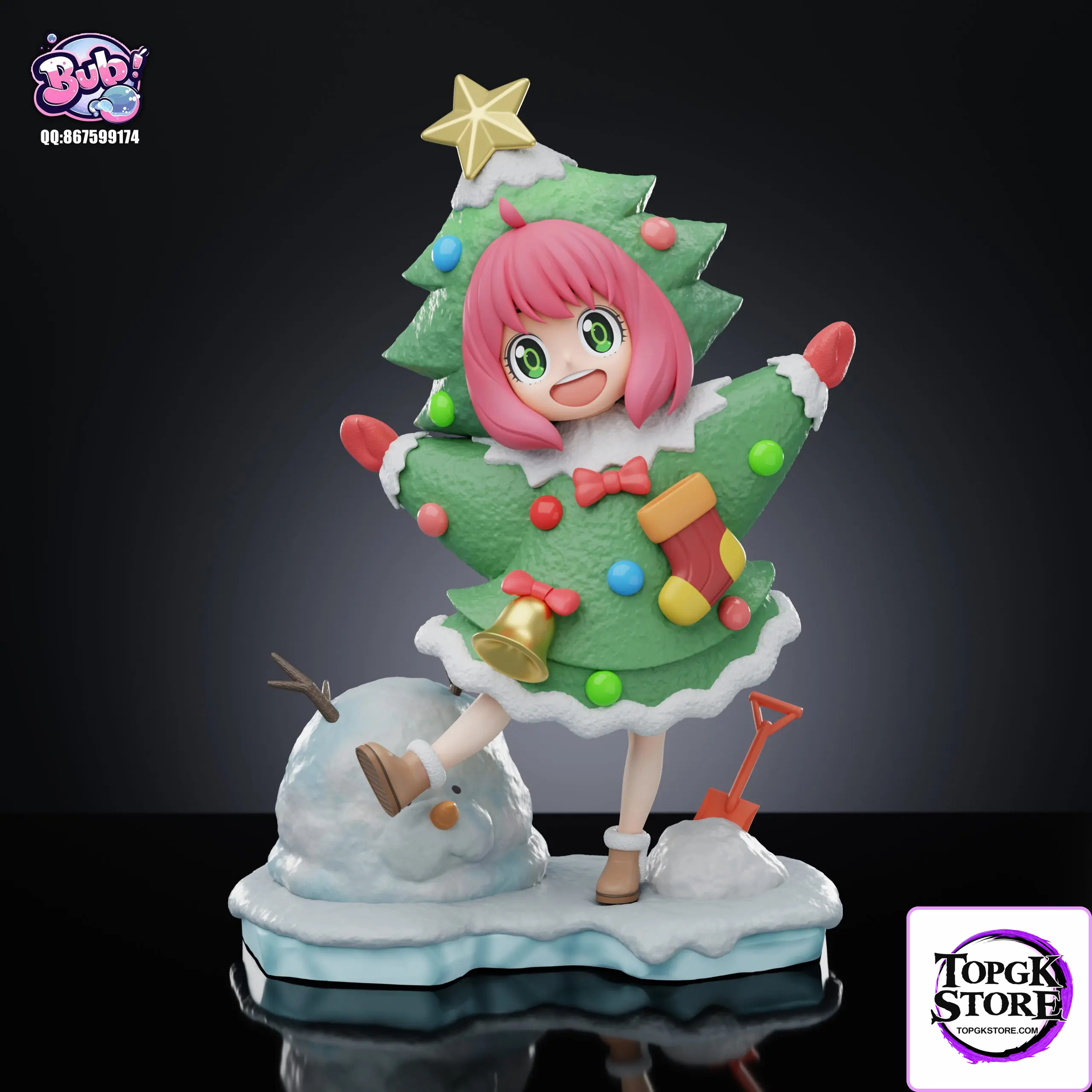 BubbleX Studio – Spy x Family Christmas Tree Anya Forger - Photo 3 | TopGKStore