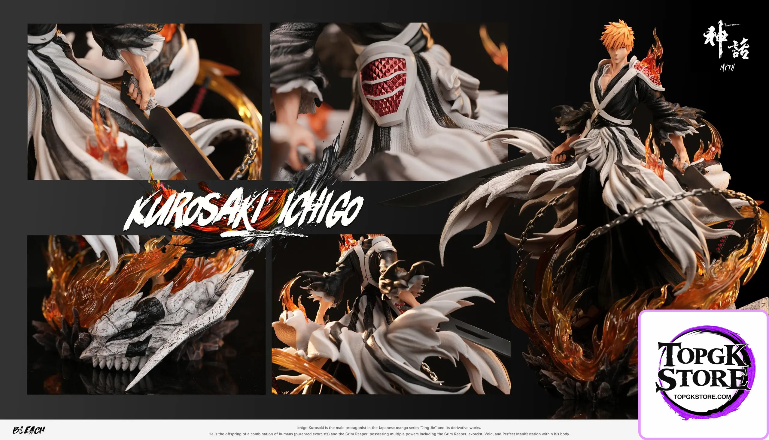 Myth Studio – BLEACH Double Blades Ichigo Kurosaki - Photo 7 | TopGKStore