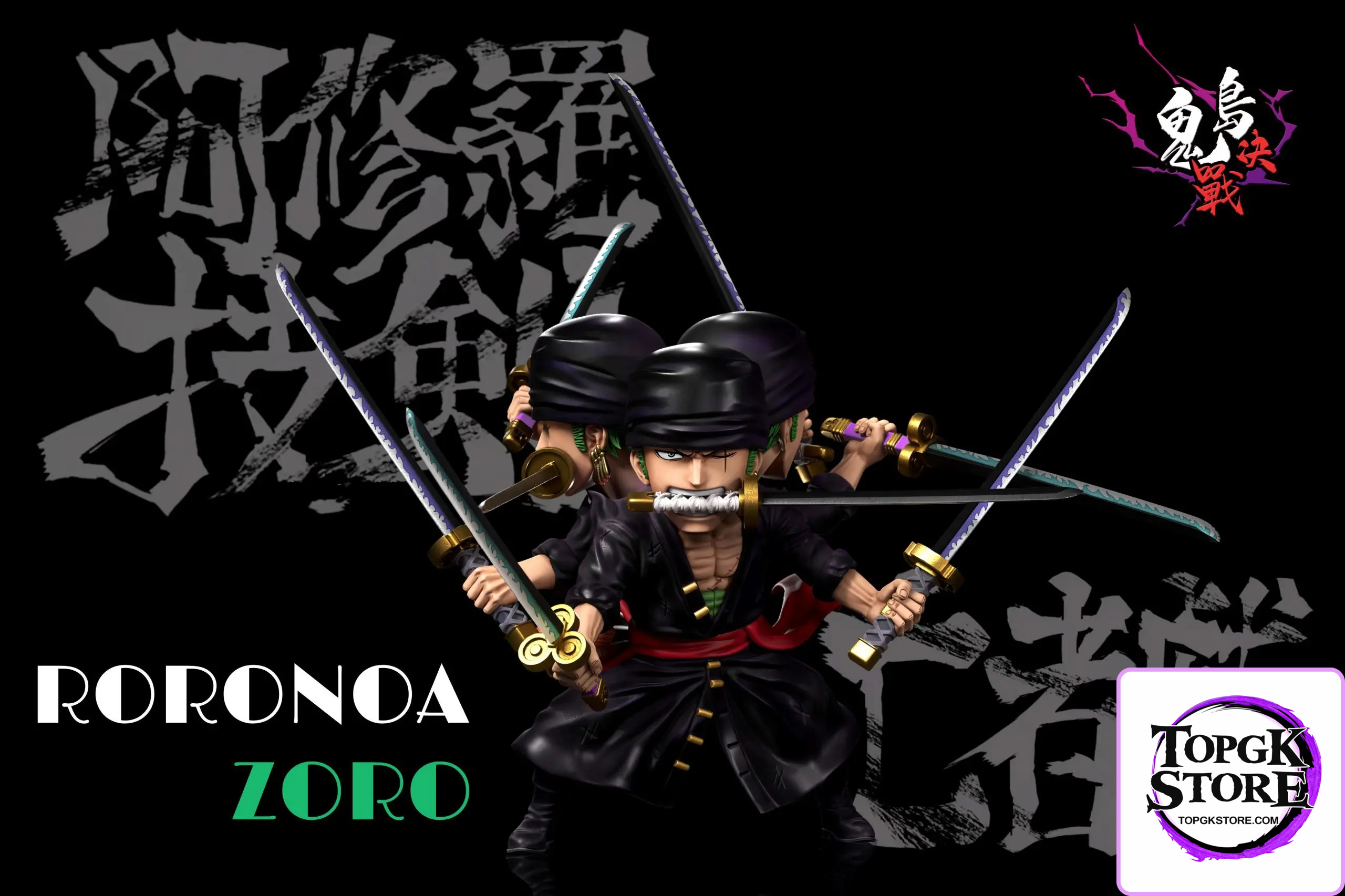 A+ Studio – One Piece Onigashima Decisive Battle #2 Kyutoryu Roronoa Zoro - Photo 1 | TopGKStore