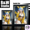 B&W Studio – Neon Genesis Evangelion Pikachu Girls Series Decorative Painting #8 Rei Ayanami 3D Decorative Painting