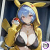 B&W Studio – Neon Genesis Evangelion Pikachu Girls Series Decorative Painting #8 Rei Ayanami 3D Decorative Painting