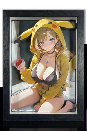 B&W Studio – Pokémon Pikachu Girls Series Decorative Painting #9 Serena 3D Decorative Painting Serena - Photo 2 | T