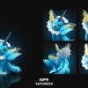 Ling Xi Gong Fang Studio – Pokémon Pokedex 1/20 #2 Vaporeon - Photo 7 | TopGKStore