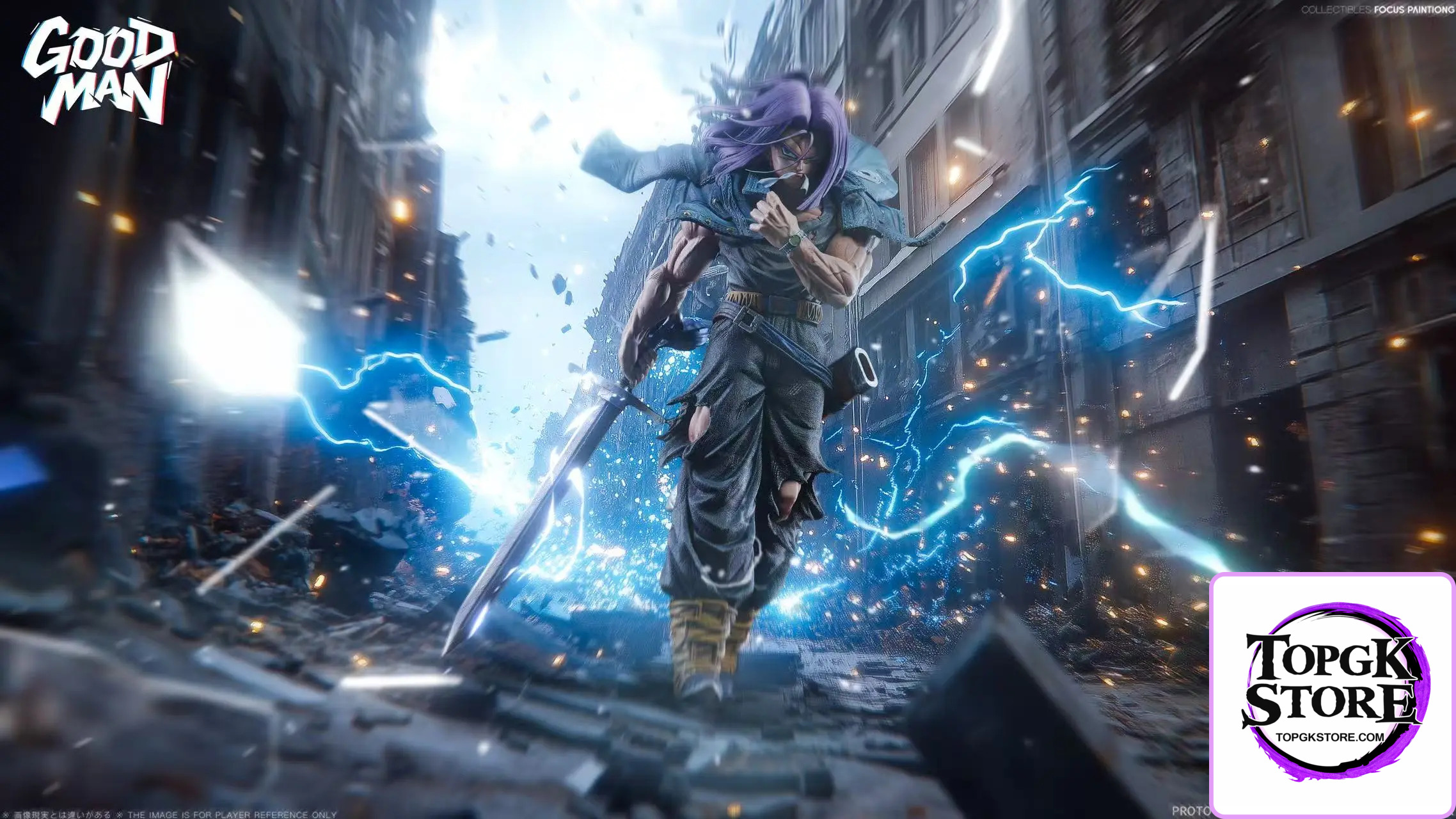 Good Man Studio – Dragon Ball Sword-wielding Trunks - Photo 1 | TopGKStore