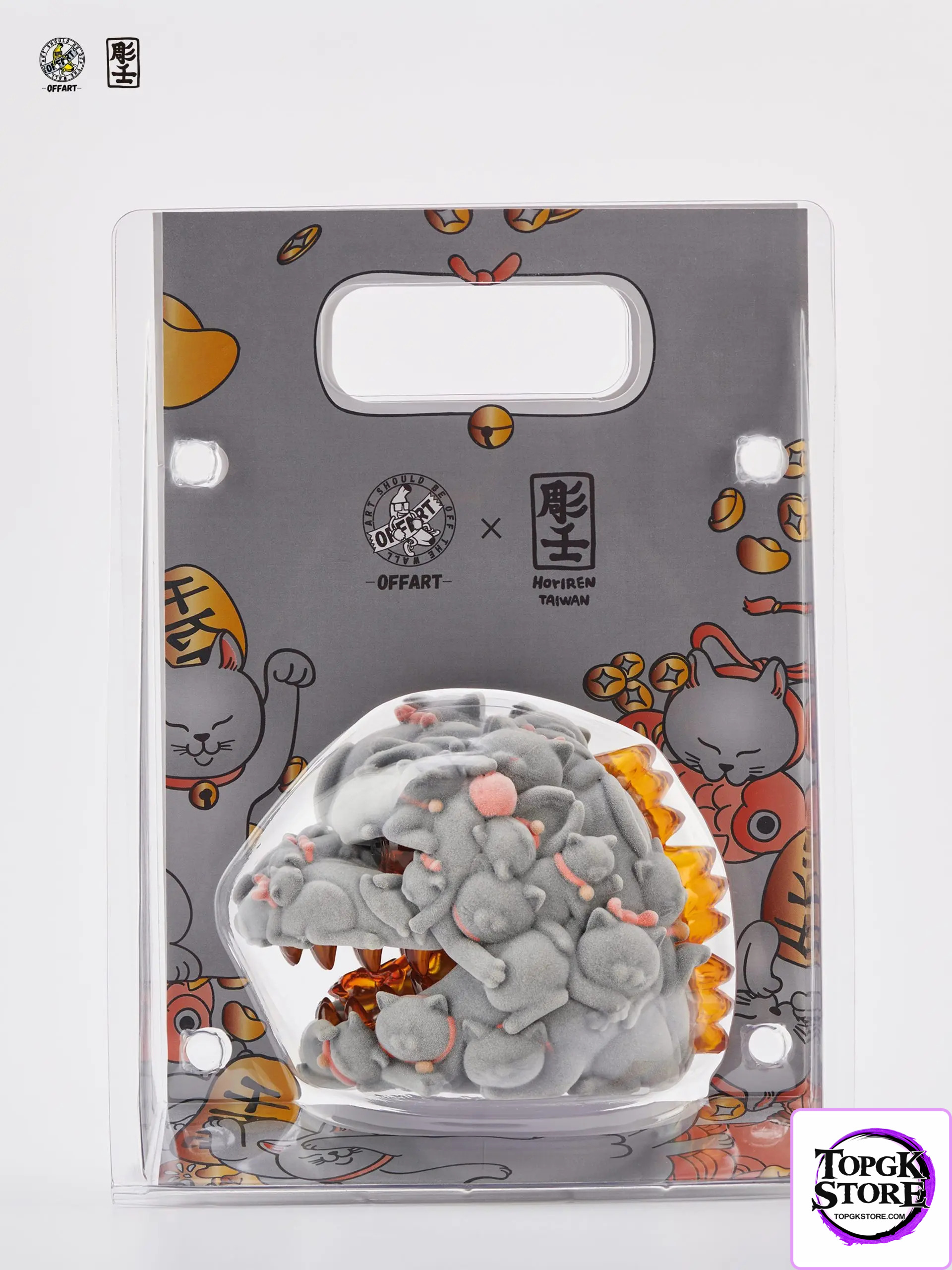 OFFART & A Ren – Flame Hundred Cats Mini – Flocked Version (Licensed) - Photo 4 | TopGKStore