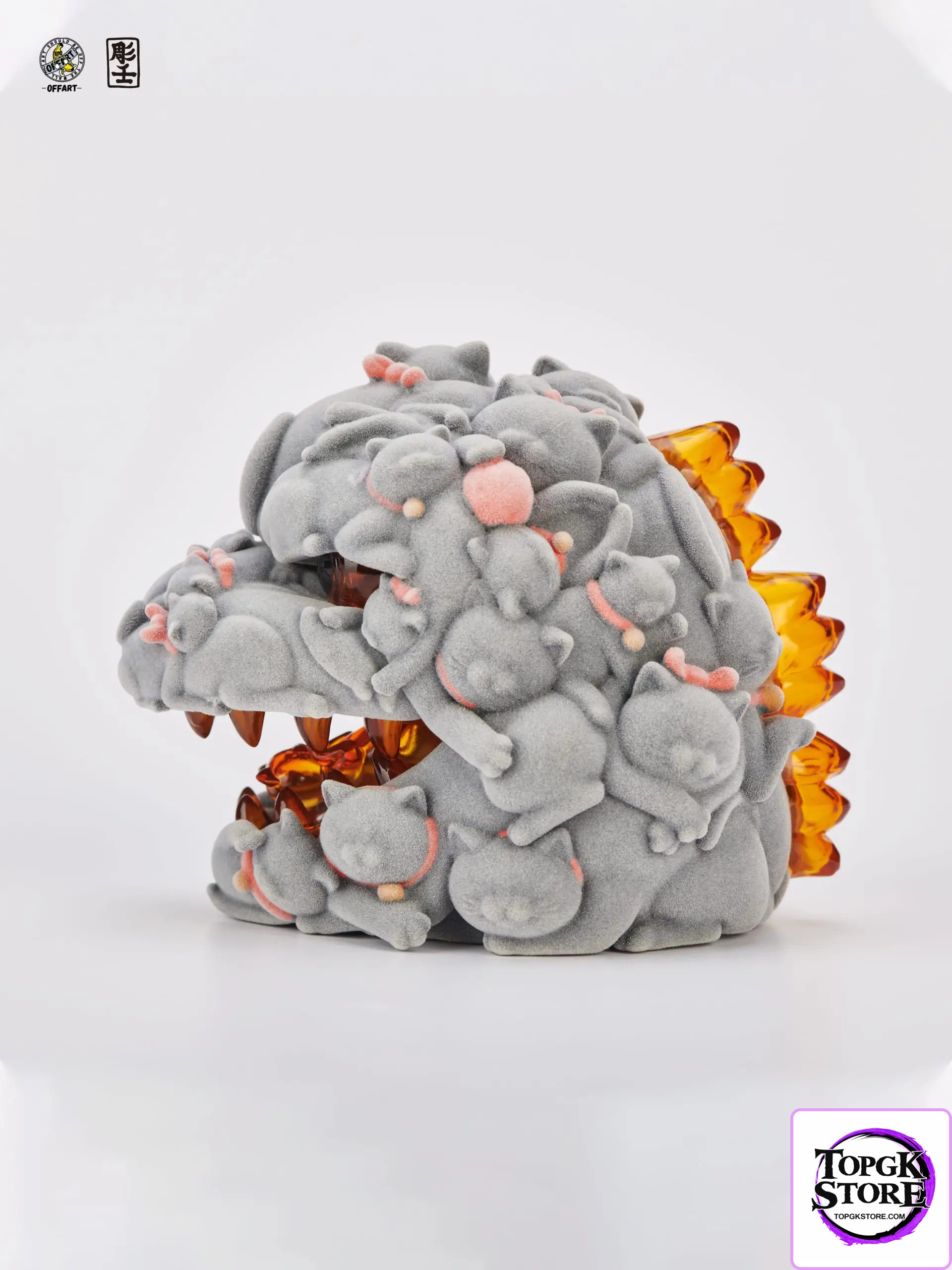 OFFART & A Ren – Flame Hundred Cats Mini – Flocked Version (Licensed) - Photo 1 | TopGKStore