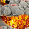 OFFART & A Ren – Flame Hundred Cats Mini – Flocked Version (Licensed) - Photo 12 | TopGKStore
