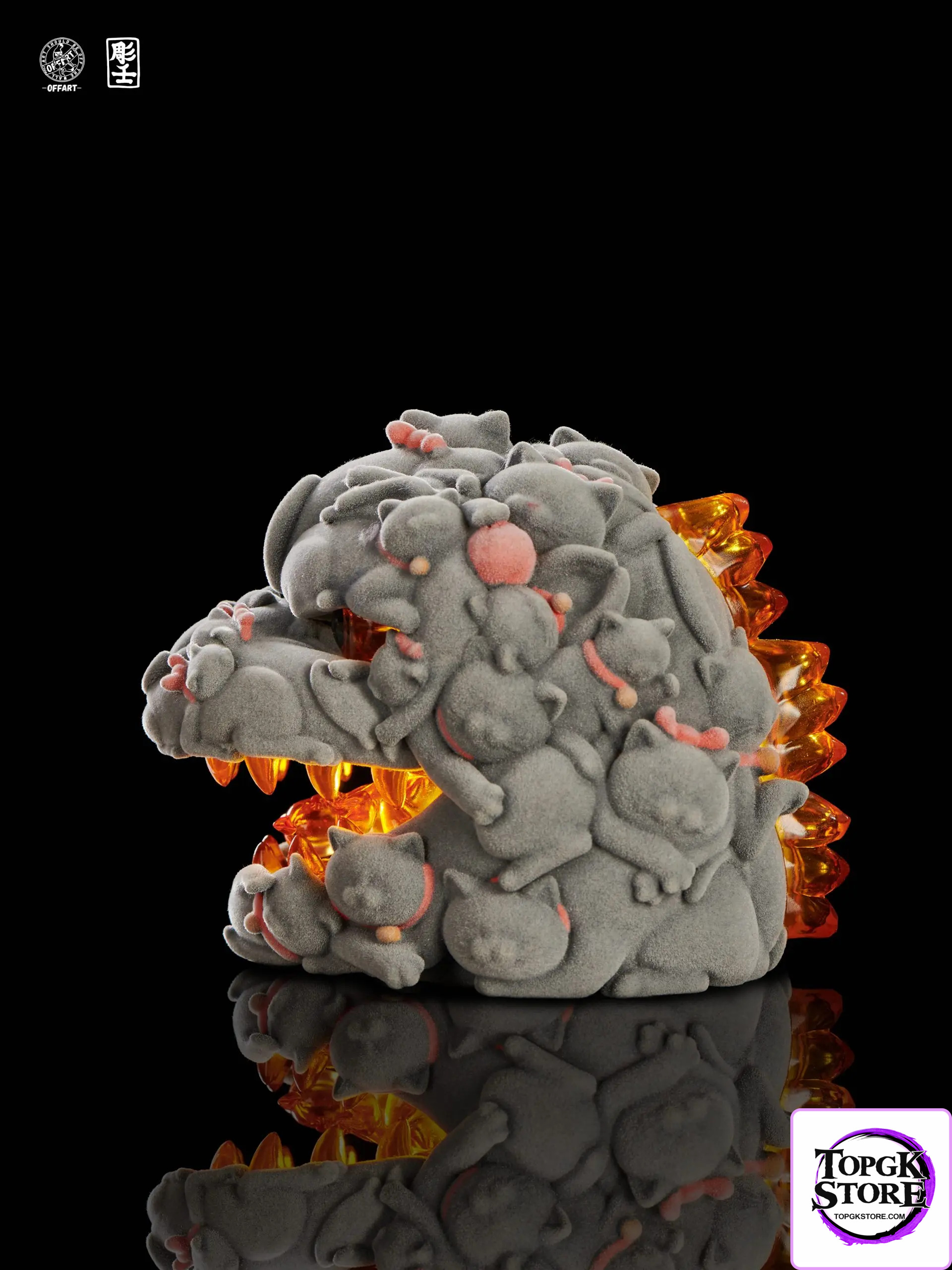 OFFART & A Ren – Flame Hundred Cats Mini – Flocked Version (Licensed) - Photo 13 | TopGKStore
