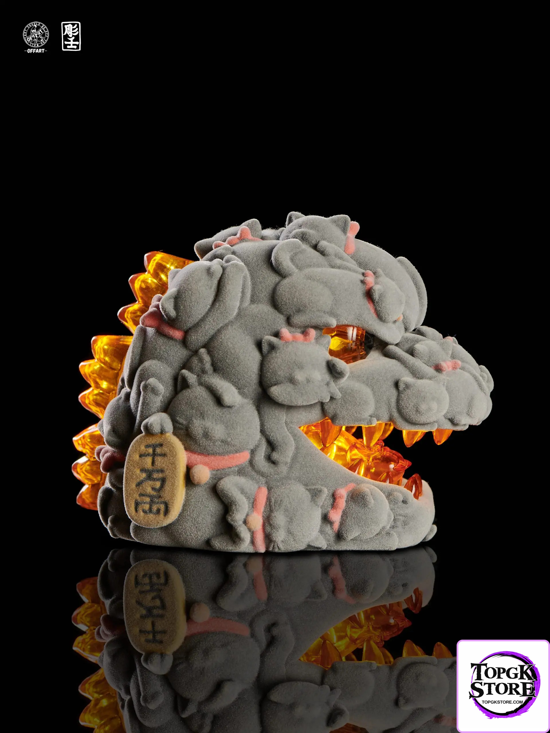 OFFART & A Ren – Flame Hundred Cats Mini – Flocked Version (Licensed) - Photo 3 | TopGKStore