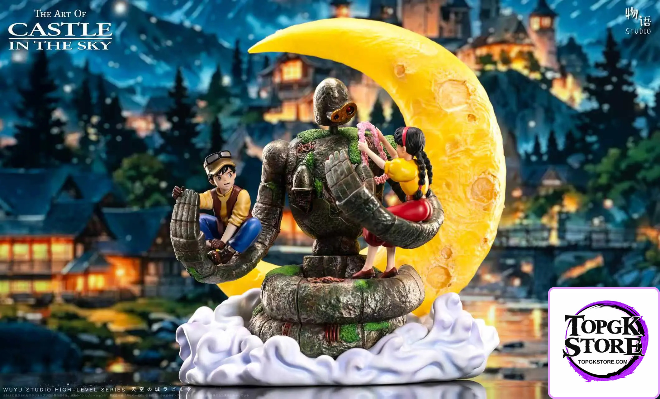 Wu Yu Studio – Castle in the Sky: Embrace of Love Laputian Robo X Sheeta X Pazu - Photo 1 | TopGKStore