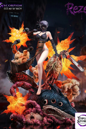 Scorpion Studio – Reze (Bomb Devil) 1/4 Scale Statue Chainsaw Man - Photo 1 | TopGKStore