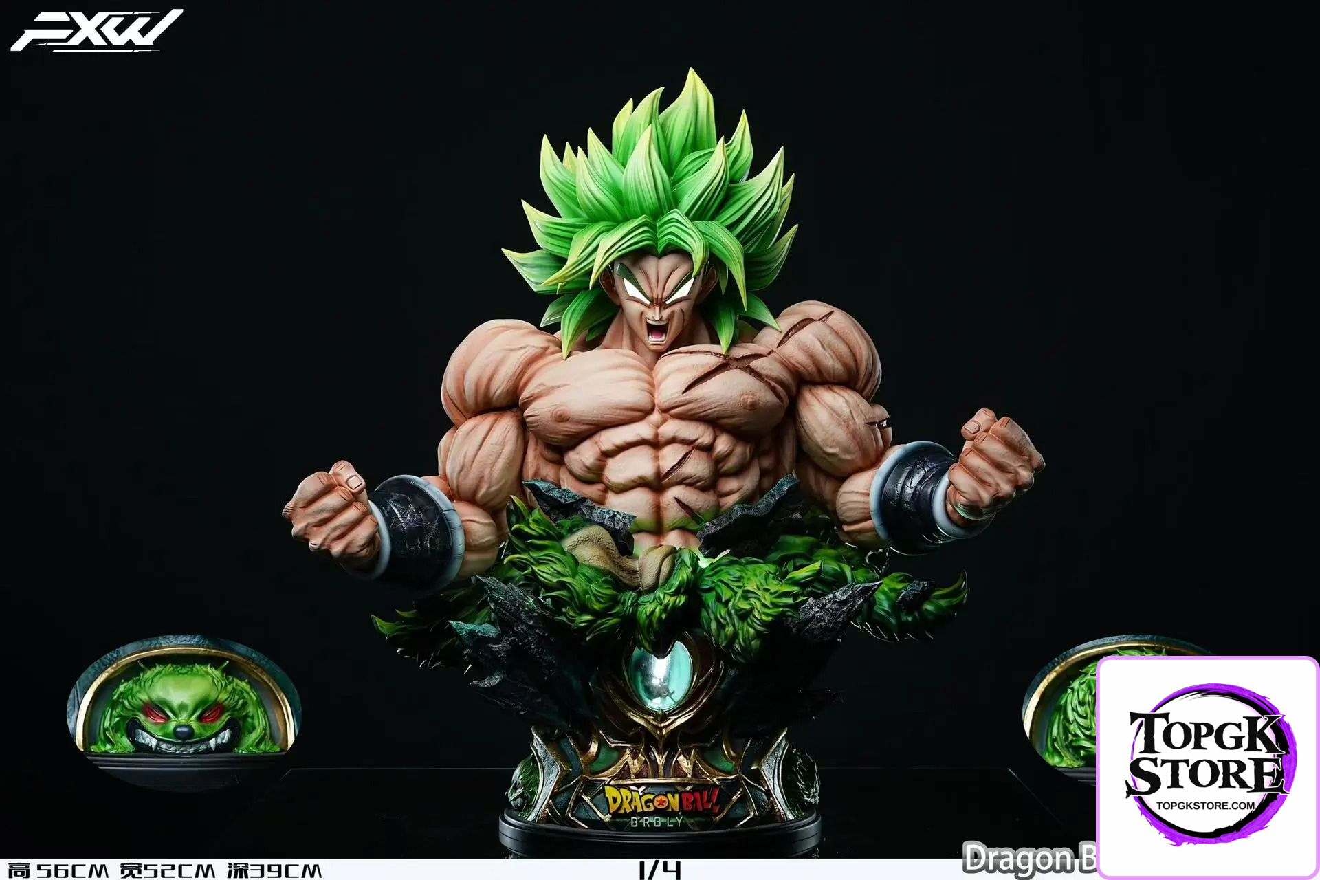 FXW Studio – Dragon Ball Legendary Super Saiyan Broly Bust - Photo 1 | TopGKStore