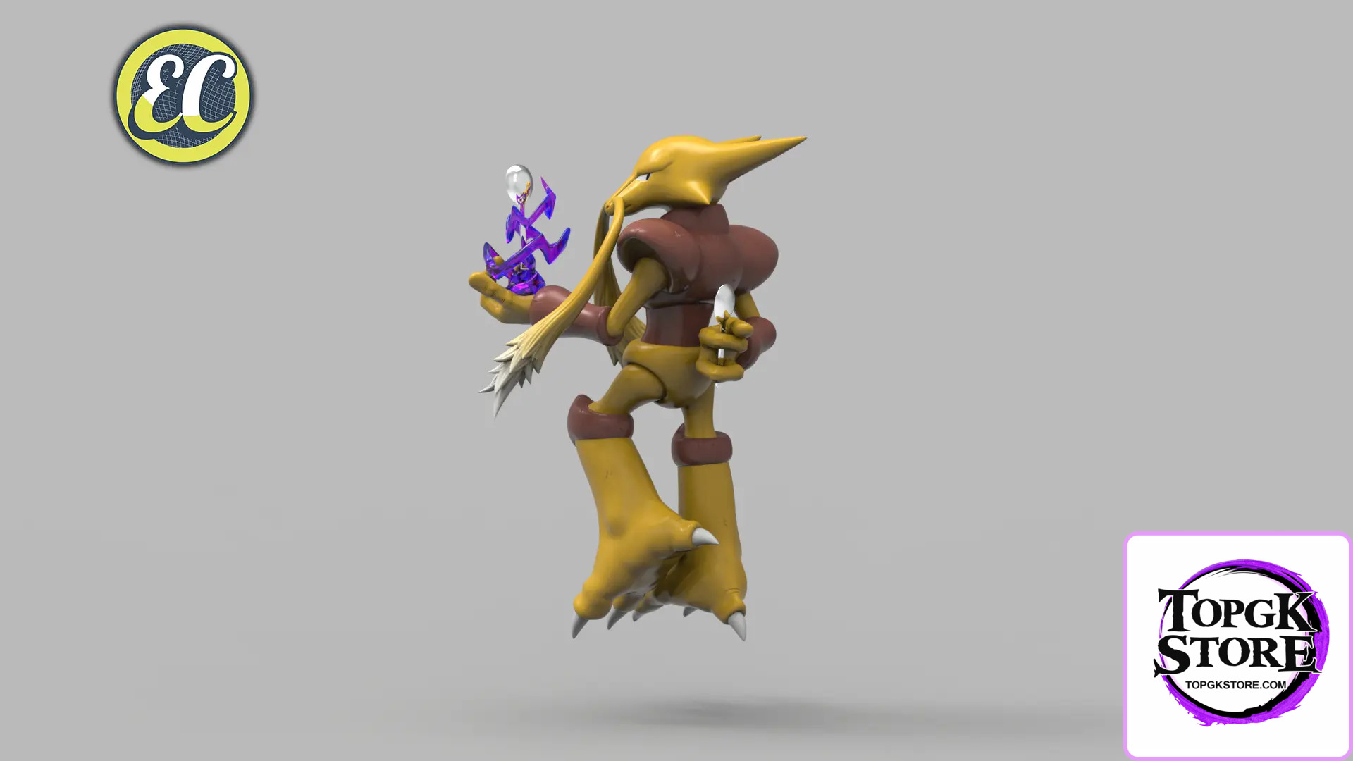 EC Studio – Pokémon Pokédex 1/20 Alakazam Evolution Set - Photo 3 | TopGKStore