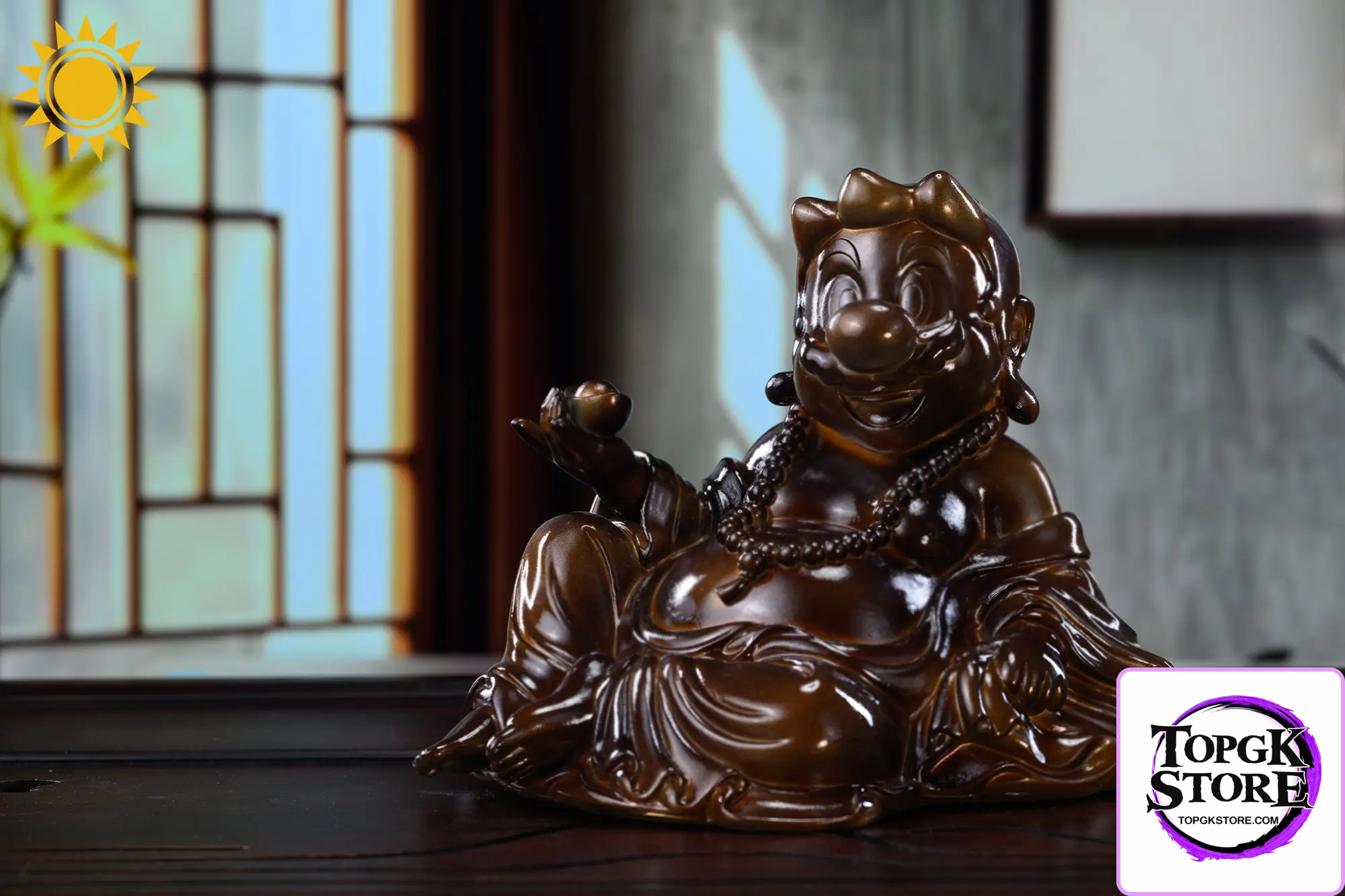 SUN TOYS Studio – Super Mario Mario-Laughing Buddha Fusion Statue Tea Pet - Photo 2 | TopGKStore