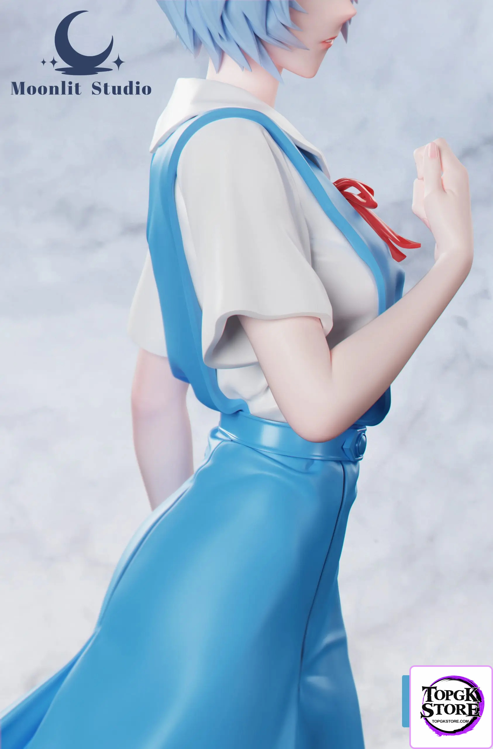 Moonlit Studio – Neon Genesis Evangelion Moonlit girls limited series 1st Ayanami Rei school uniform VER - Photo 2 | To