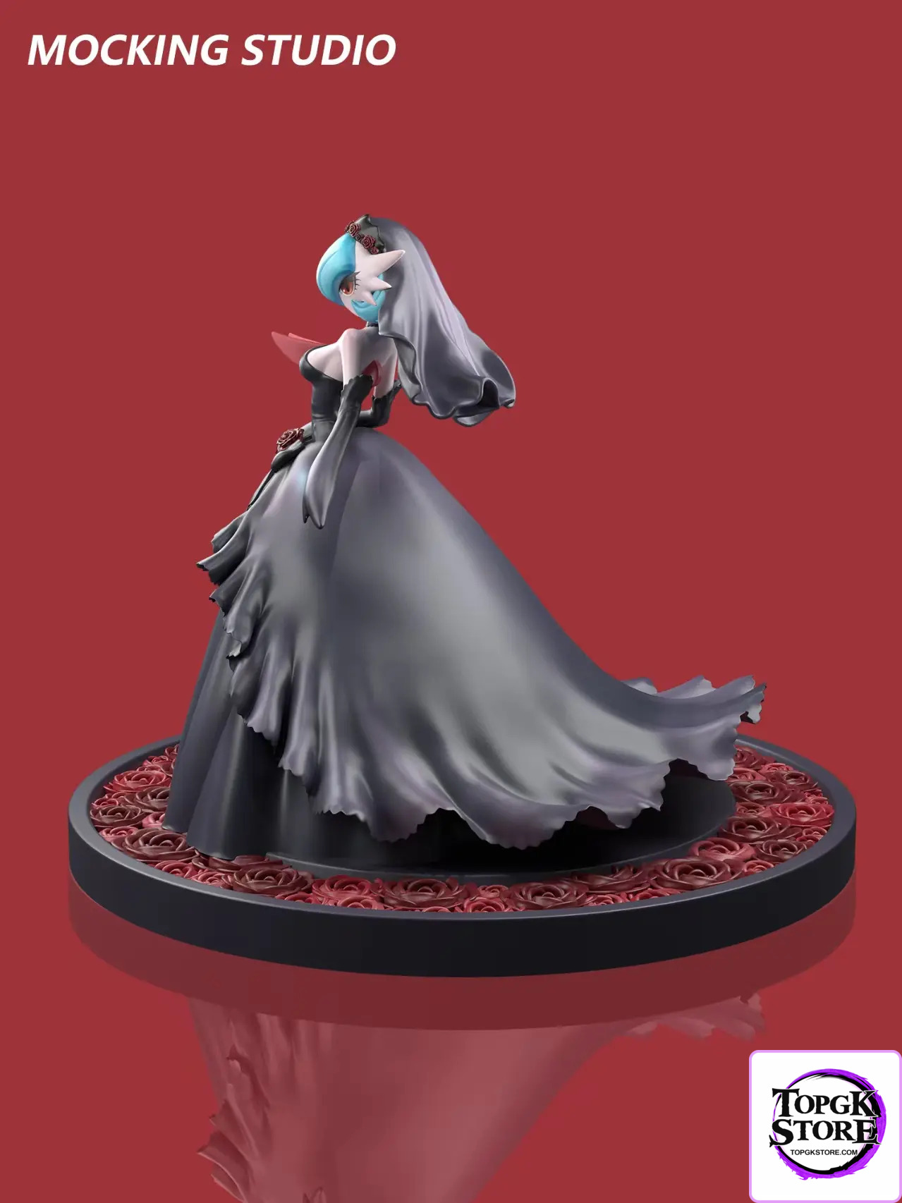 Zhu Yi Wan Jia Studio – Pokémon Glitter MEGA Black Wedding Dress Gardevoir - Photo 3 | TopGKStore