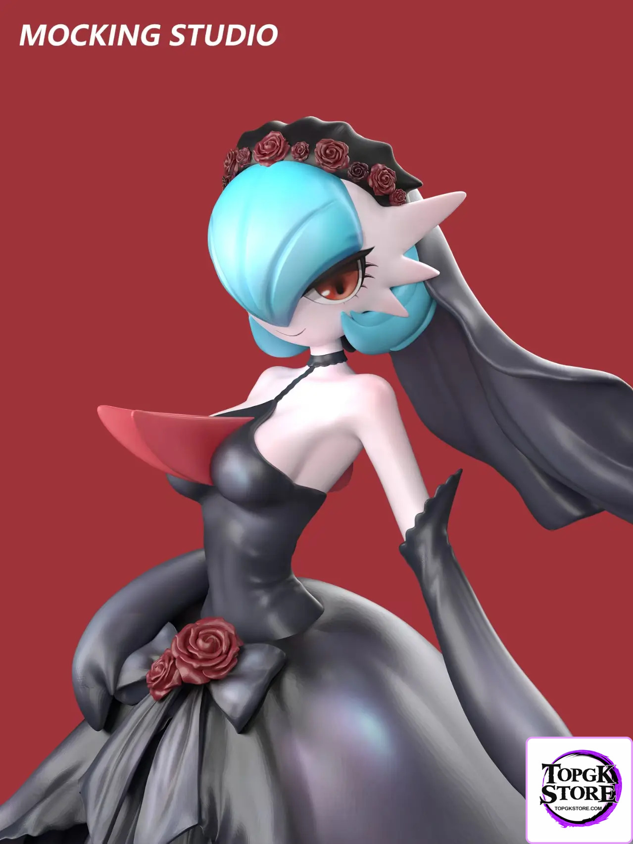 Zhu Yi Wan Jia Studio – Pokémon Glitter MEGA Black Wedding Dress Gardevoir - Photo 2 | TopGKStore