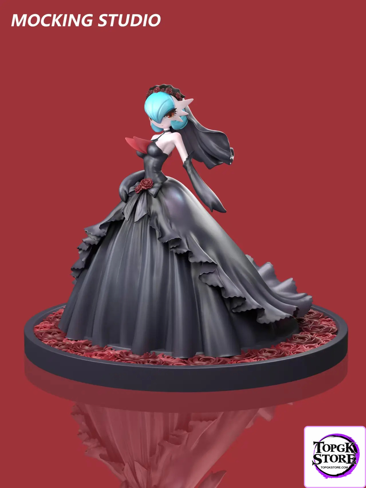 Zhu Yi Wan Jia Studio – Pokémon Glitter MEGA Black Wedding Dress Gardevoir - Photo 1 | TopGKStore