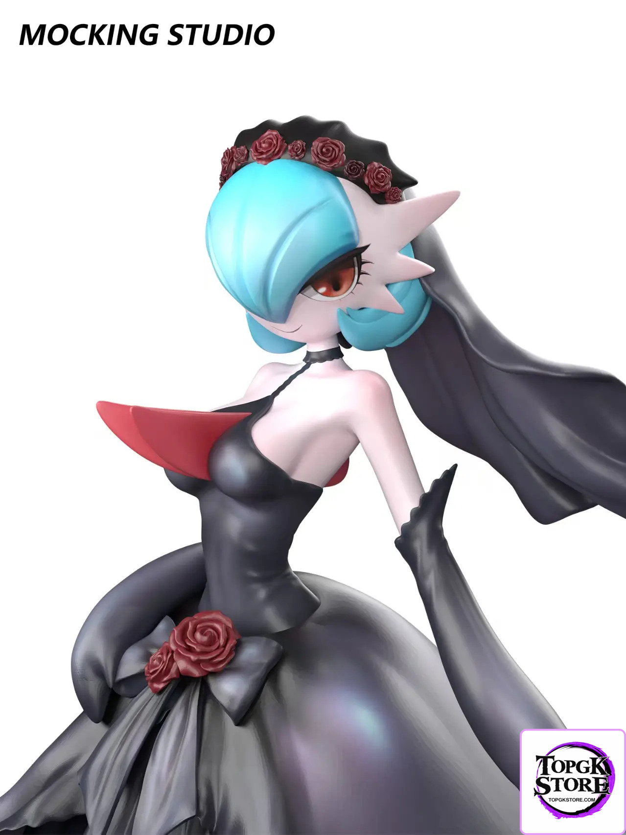 Zhu Yi Wan Jia Studio – Pokémon Glitter MEGA Black Wedding Dress Gardevoir - Photo 6 | TopGKStore