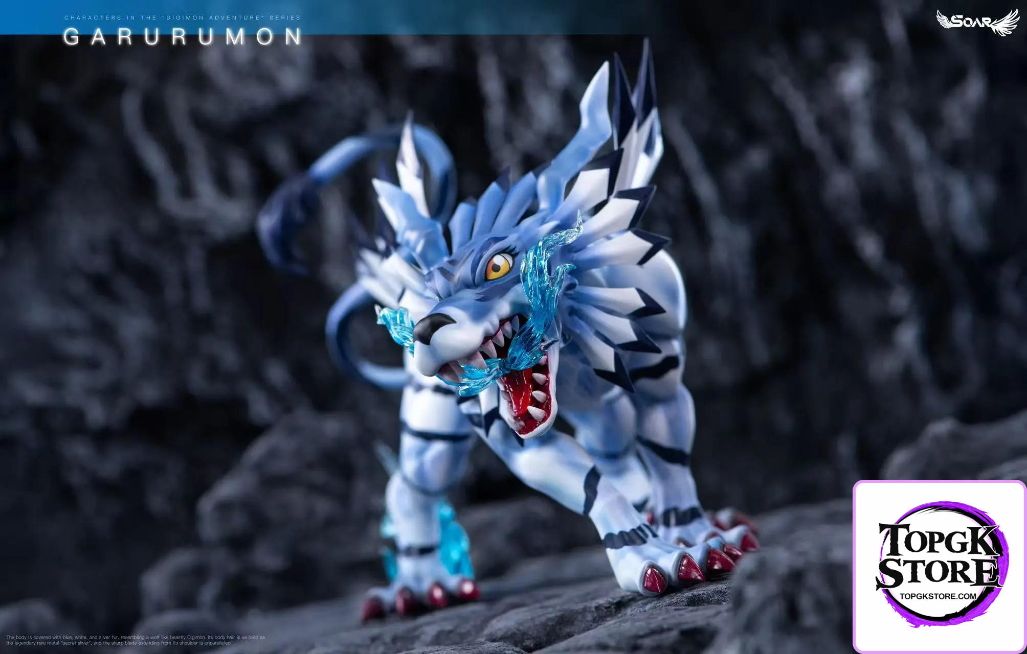 Soar Studio – Digimon Illustrated Series Garurumon - Photo 2 | TopGKStore