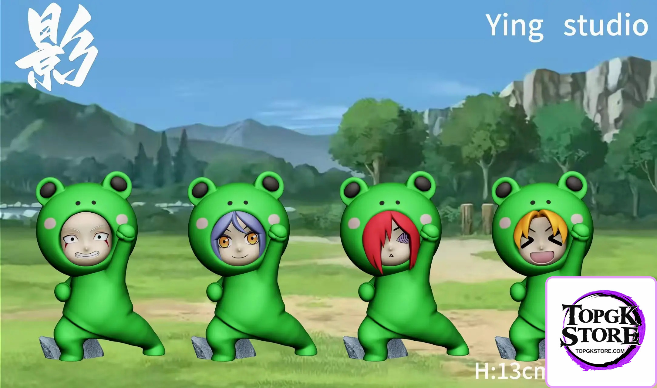 YING Studio – Naruto Frog Team Four - Photo 1 | TopGKStore