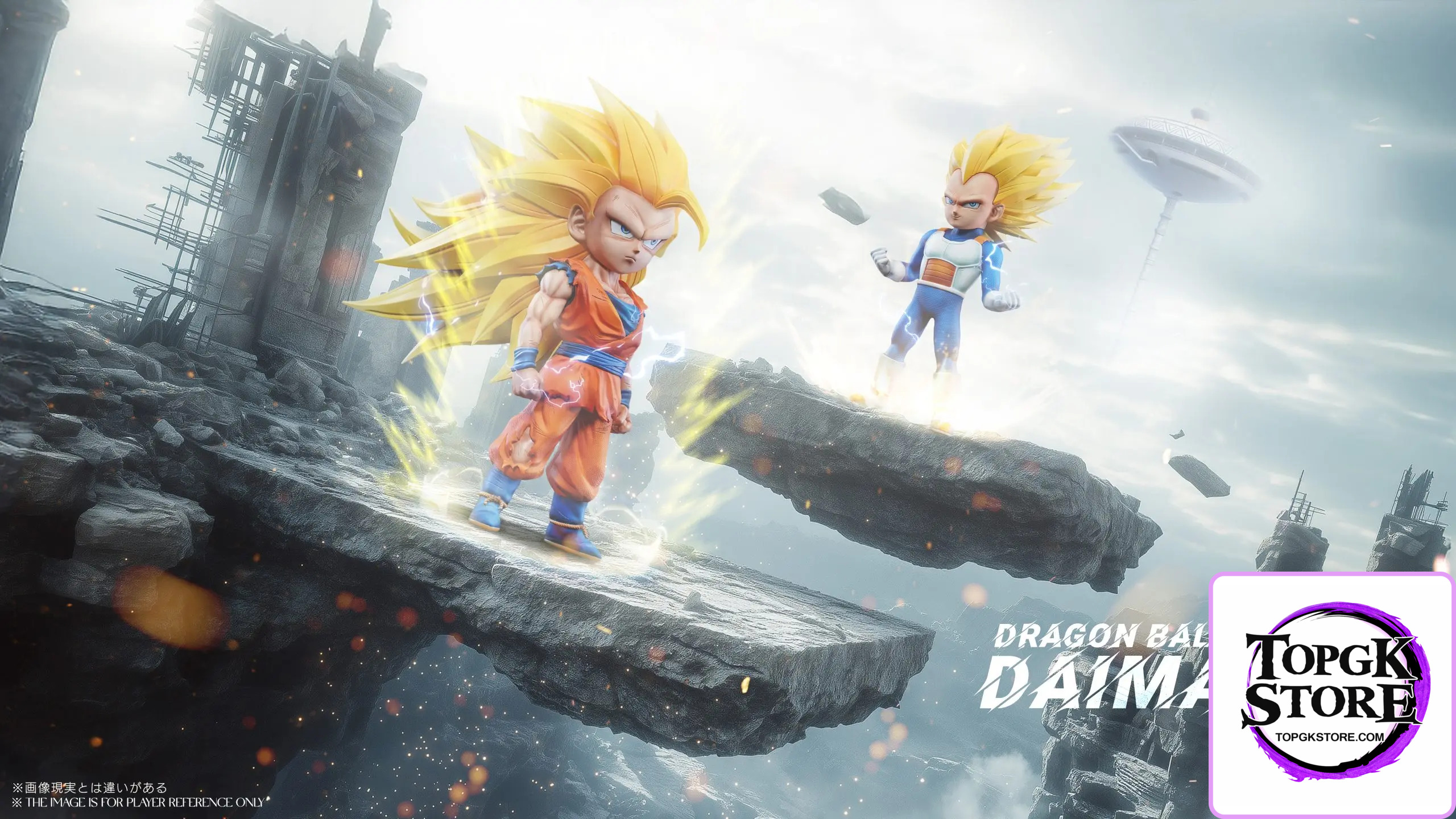 XG Studio – Dragon Ball DAIMA Super Saiyan 3 Son Goku & Vegeta - Photo 1 | TopGKStore