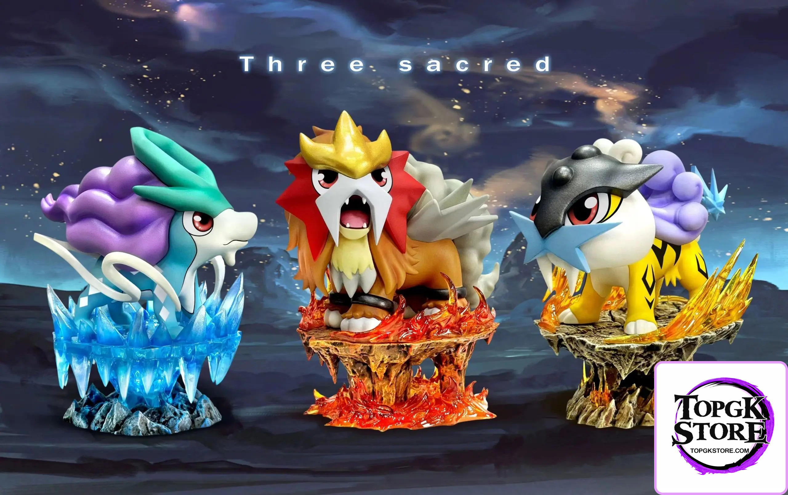 Ppap Studio – Pokémon Raikou&Suicune&Entei - Photo 1 | TopGKStore